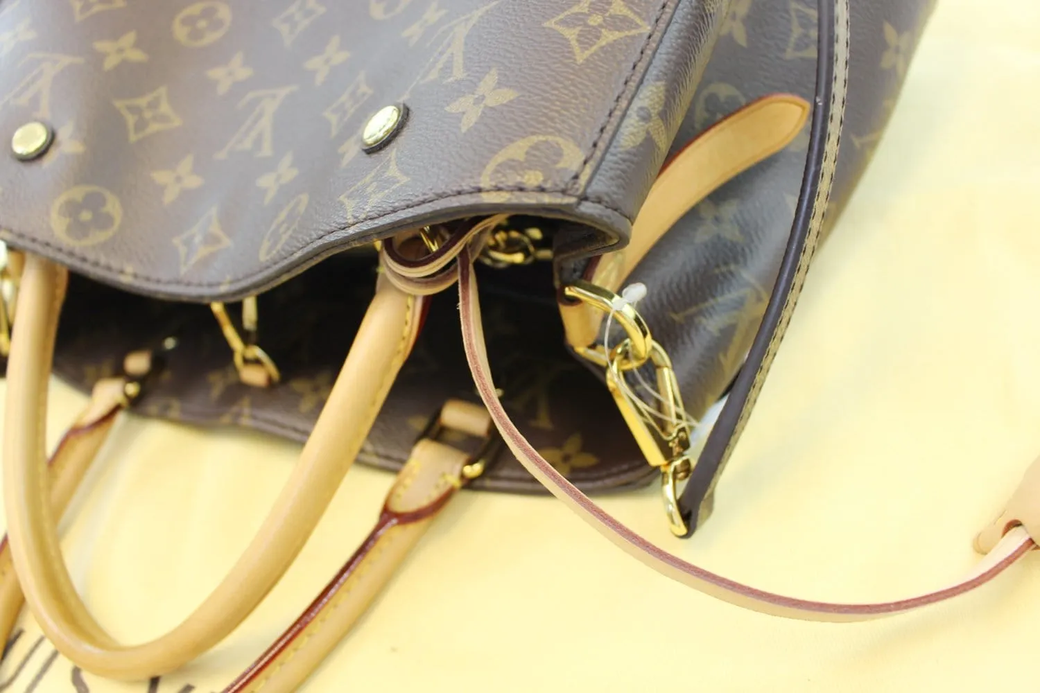 LOUIS VUITTON Monogram Canvas Montaigne MM Bag
