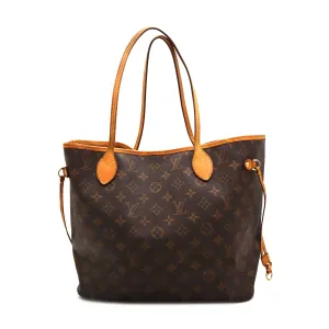 Louis Vuitton Monogram Canvas Neverfull MM Tote Bag FL0123
