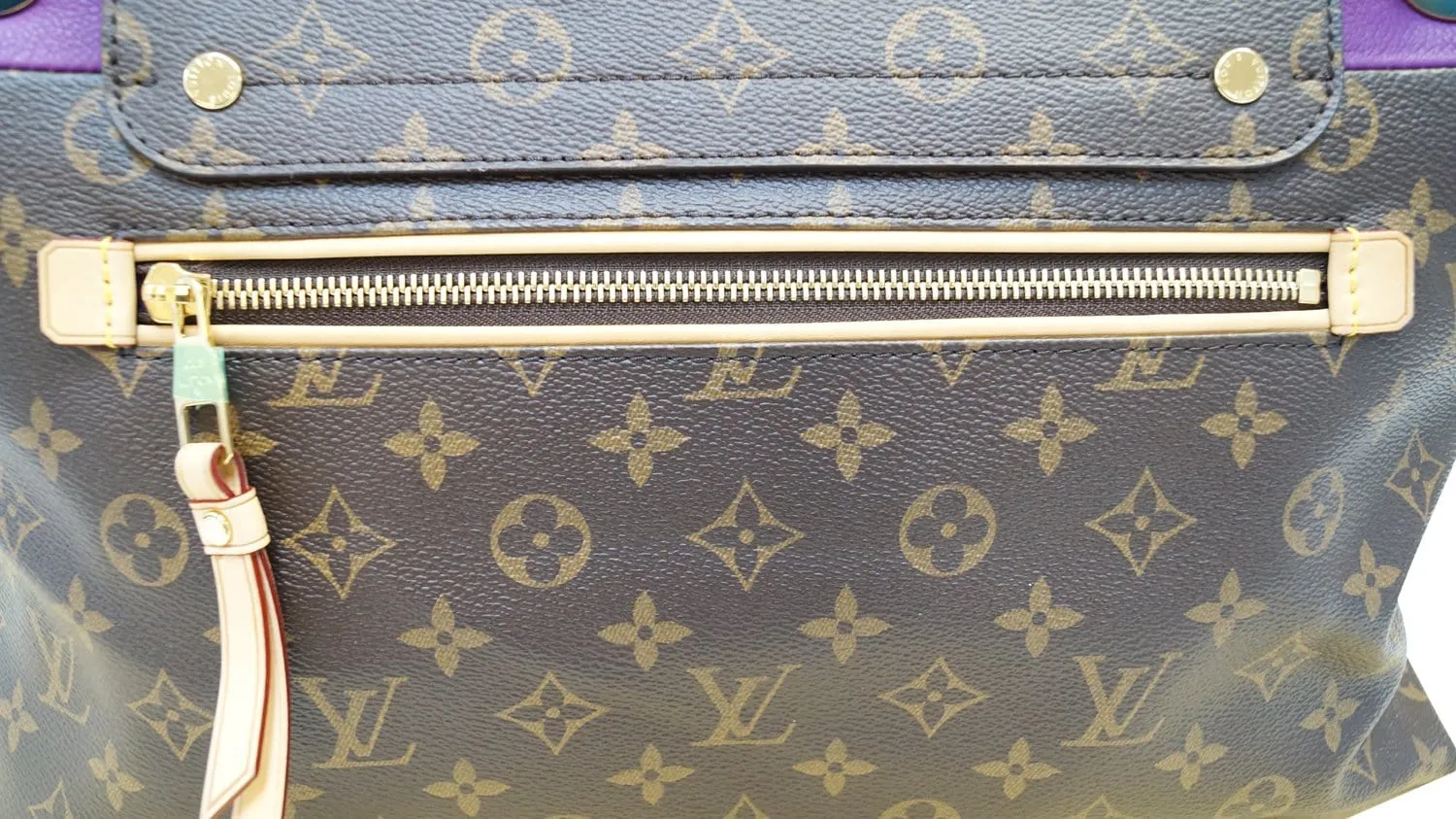 LOUIS VUITTON Monogram Canvas Olympe Shoulder Bag Purple