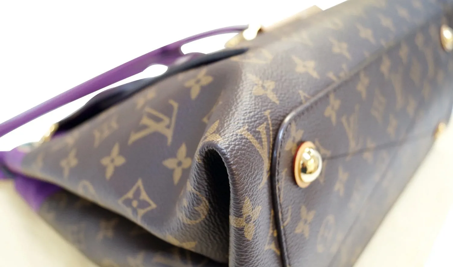 LOUIS VUITTON Monogram Canvas Olympe Shoulder Bag Purple