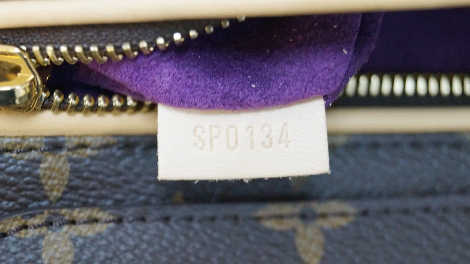 LOUIS VUITTON Monogram Canvas Olympe Shoulder Bag Purple