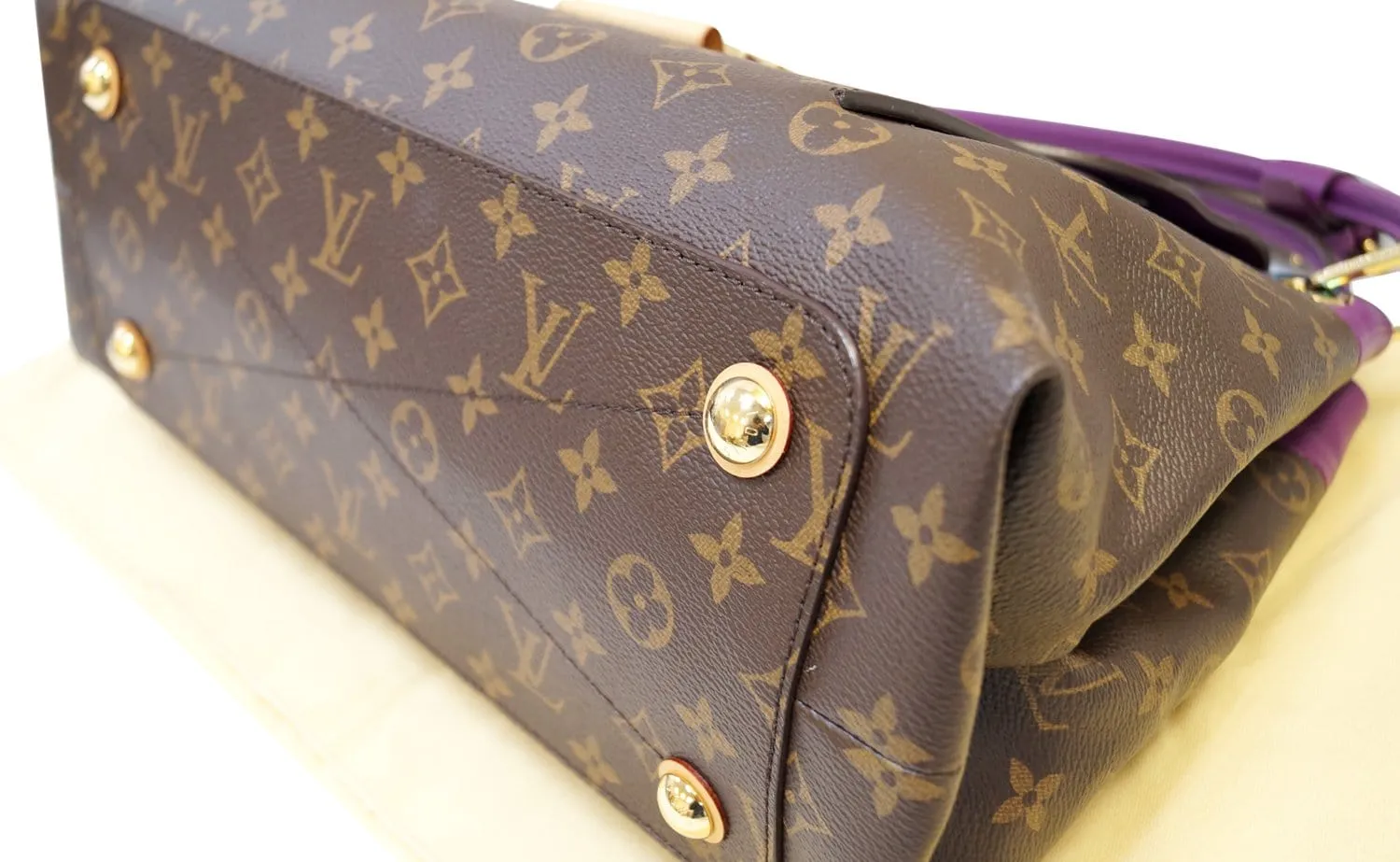 LOUIS VUITTON Monogram Canvas Olympe Shoulder Bag Purple