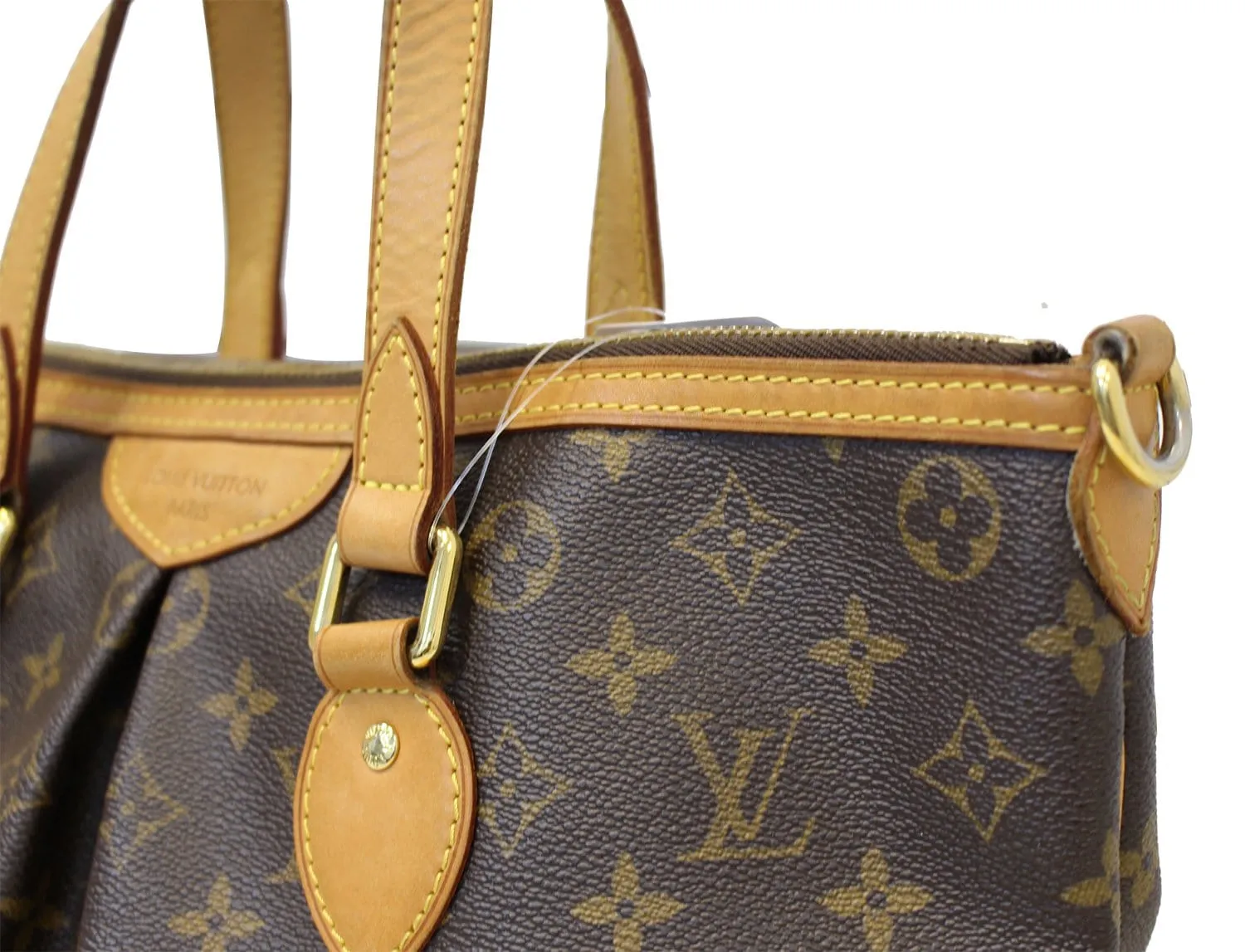 LOUIS VUITTON Monogram Canvas Palermo PM Brown Shoulder Bag