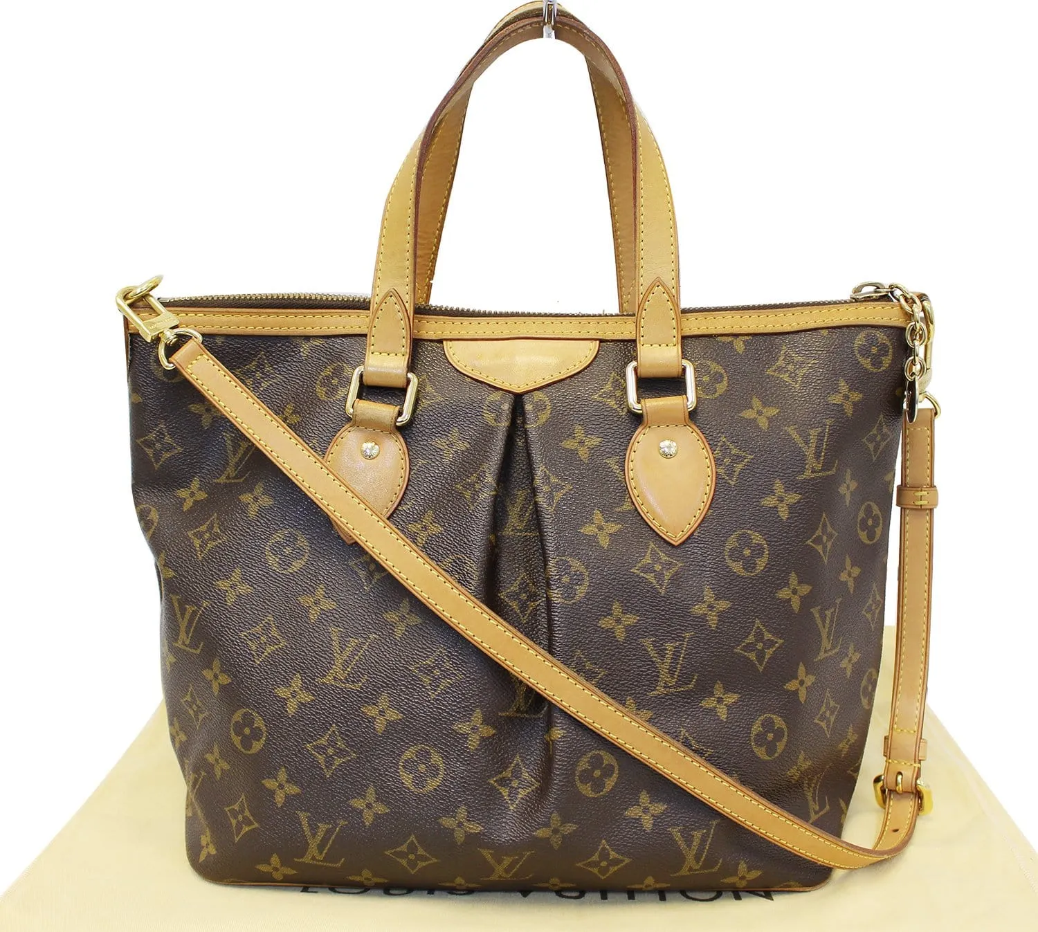 LOUIS VUITTON Monogram Canvas Palermo PM Brown Shoulder Bag
