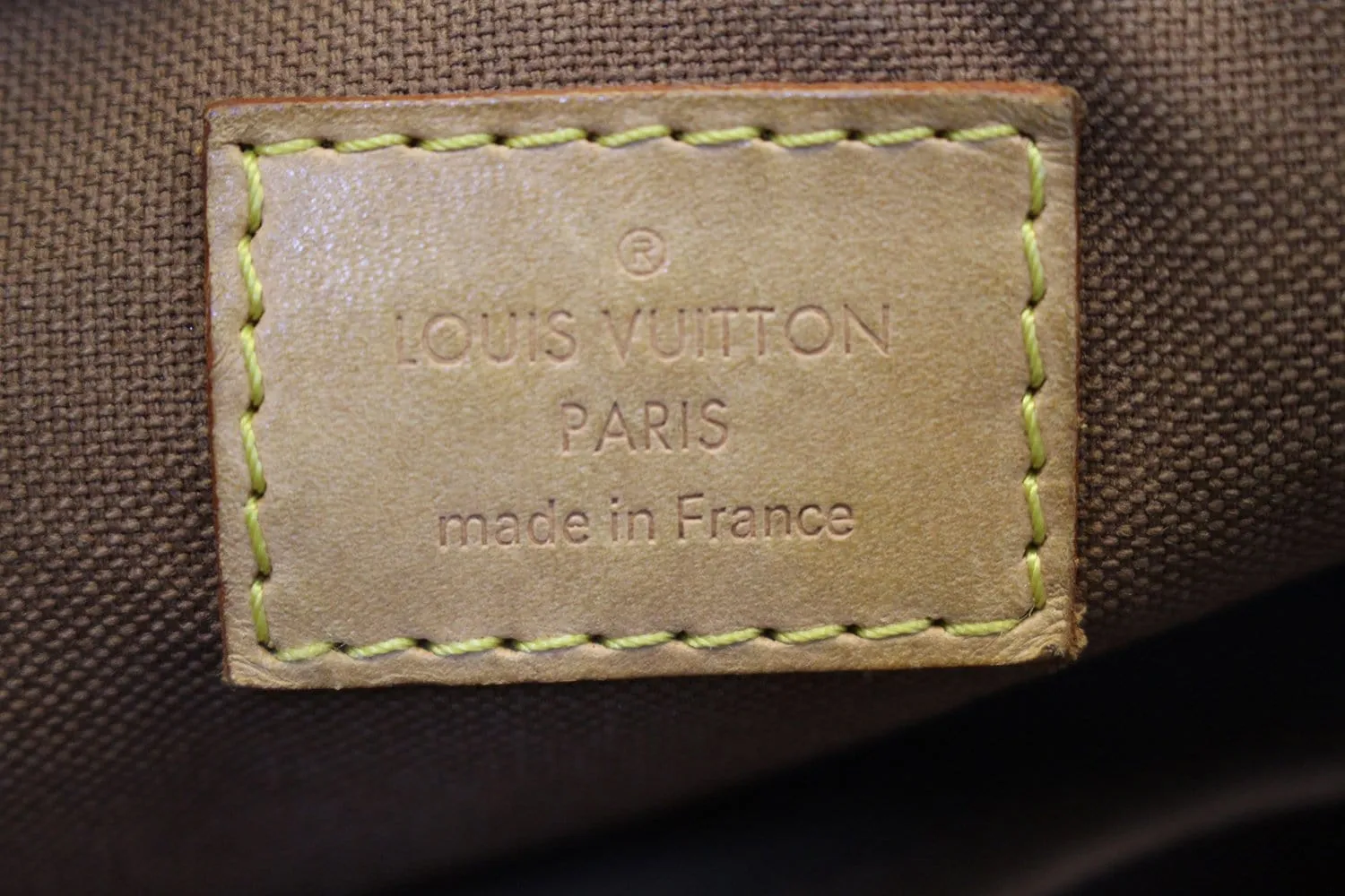 LOUIS VUITTON Monogram Canvas Palermo PM Brown Shoulder Bag