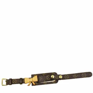 LOUIS VUITTON Monogram Canvas Porto Address Bracelet Size 8 - Last Call