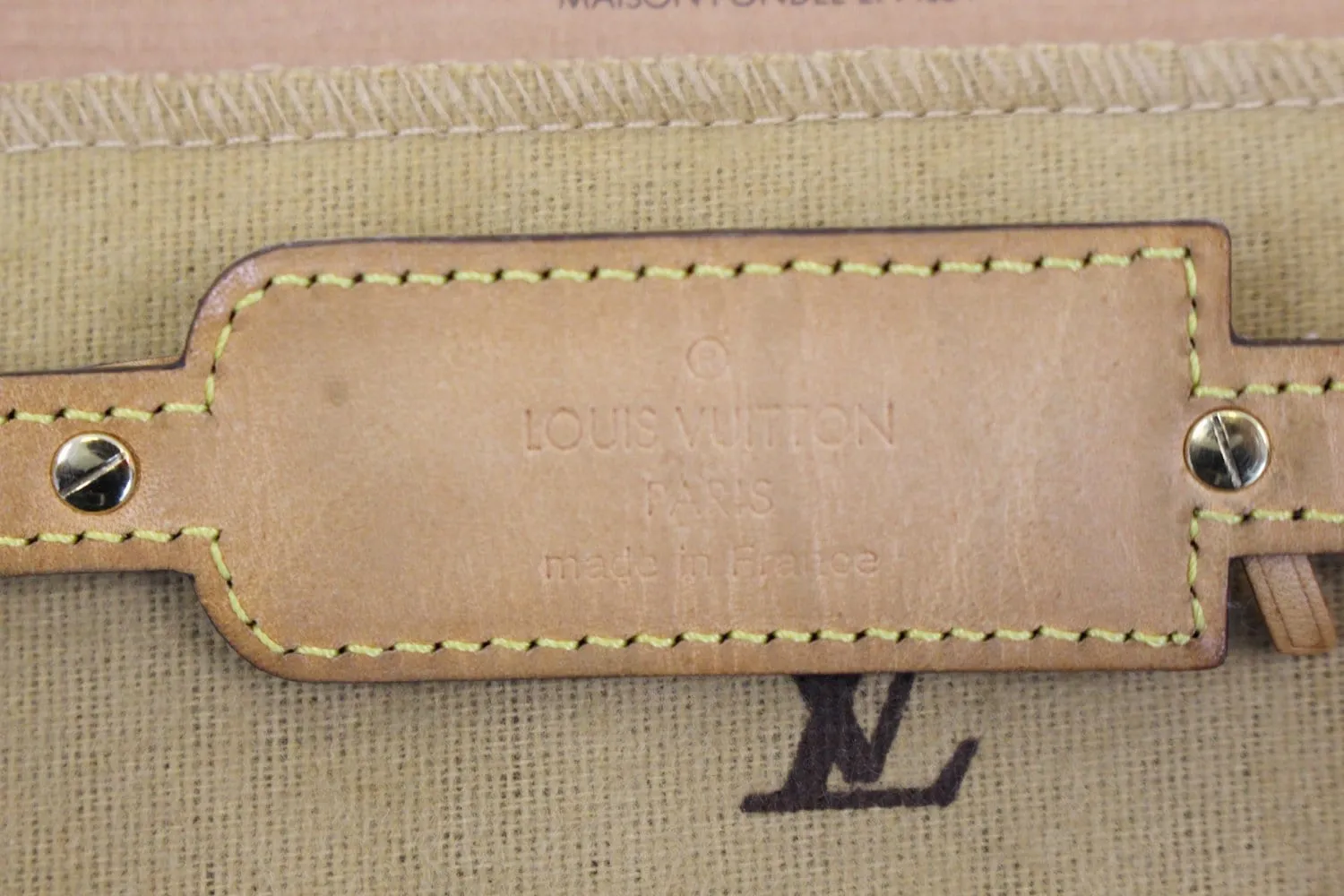 LOUIS VUITTON Monogram Canvas Porto Address Bracelet Size 8 - Last Call