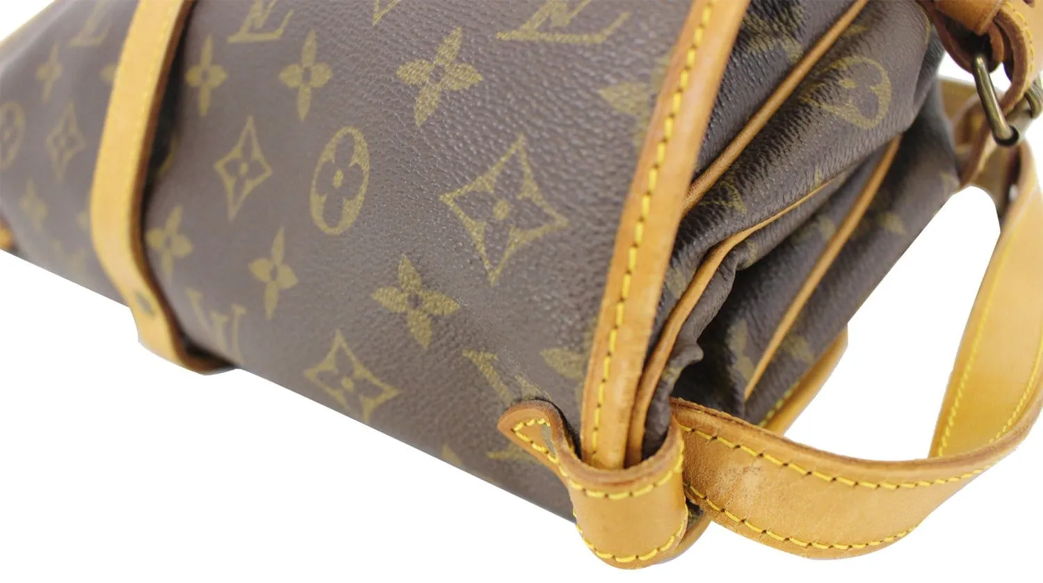 LOUIS VUITTON Monogram Canvas Saumur 30 Crossbody Bag
