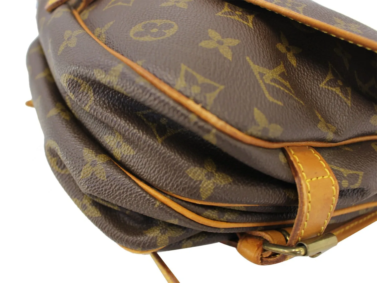 LOUIS VUITTON Monogram Canvas Saumur 30 Crossbody Bag