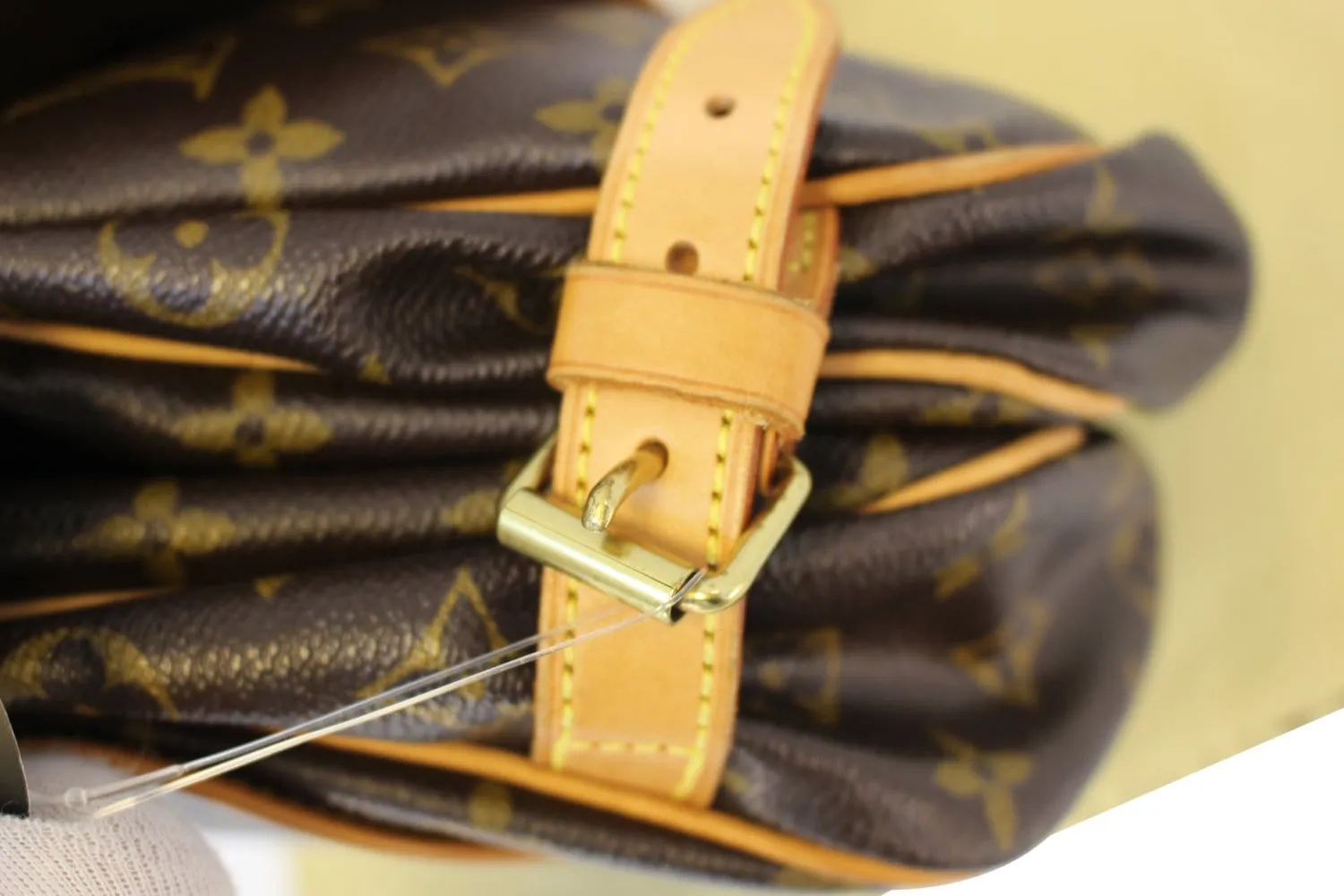 LOUIS VUITTON Monogram Canvas Saumur 30 Crossbody