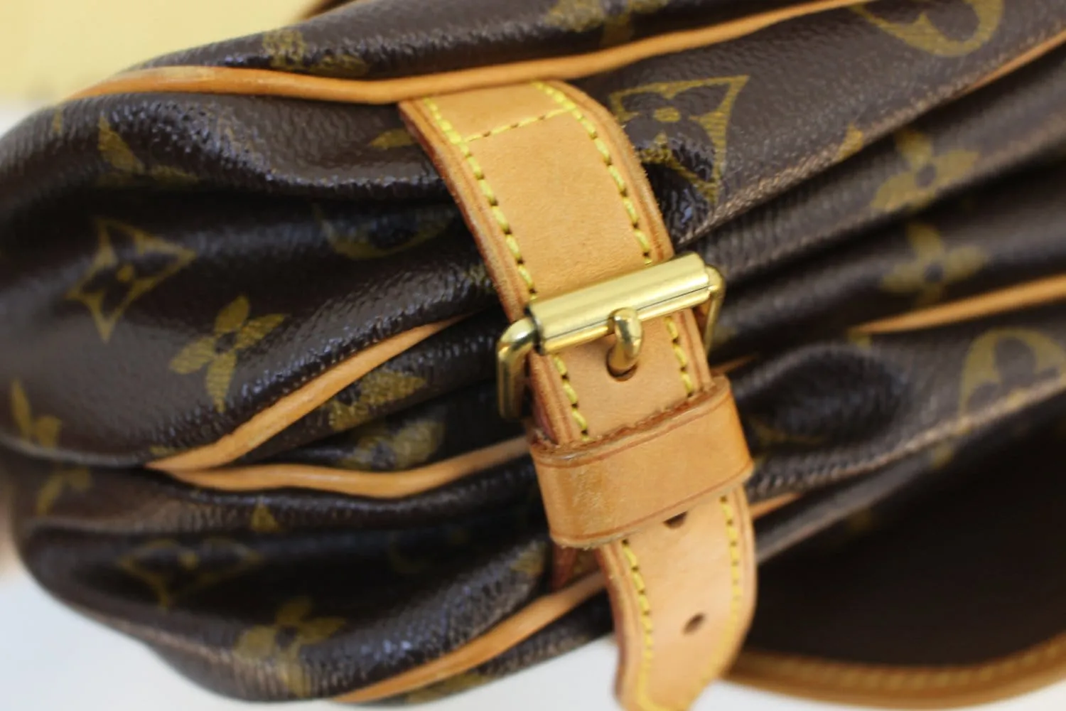 LOUIS VUITTON Monogram Canvas Saumur 30 Crossbody