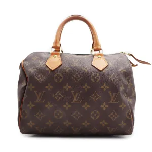 Louis Vuitton Monogram Canvas Speedy 25 Handbag SD0041