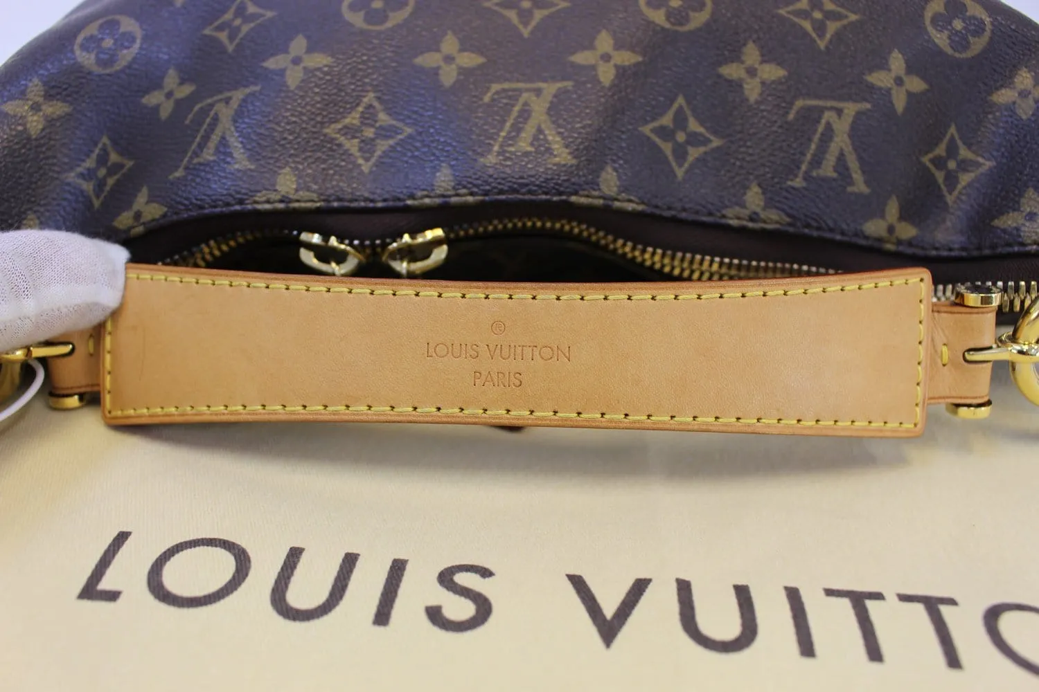LOUIS VUITTON Monogram Canvas Sully PM Shoulder Bag