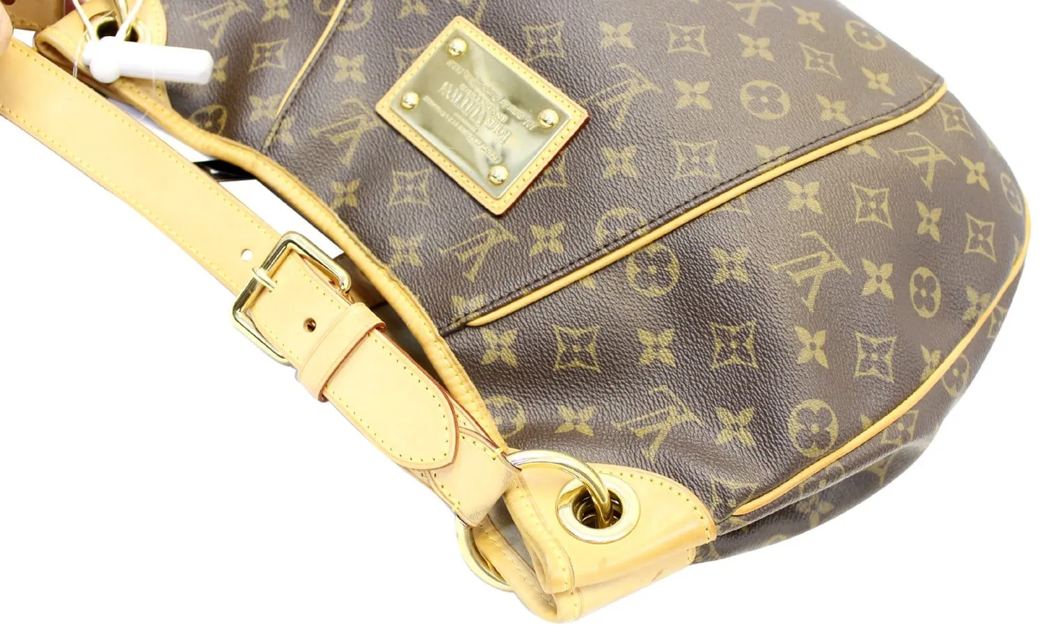 LOUIS VUITTON Monogram Galliera PM Brown Shoulder Handbag