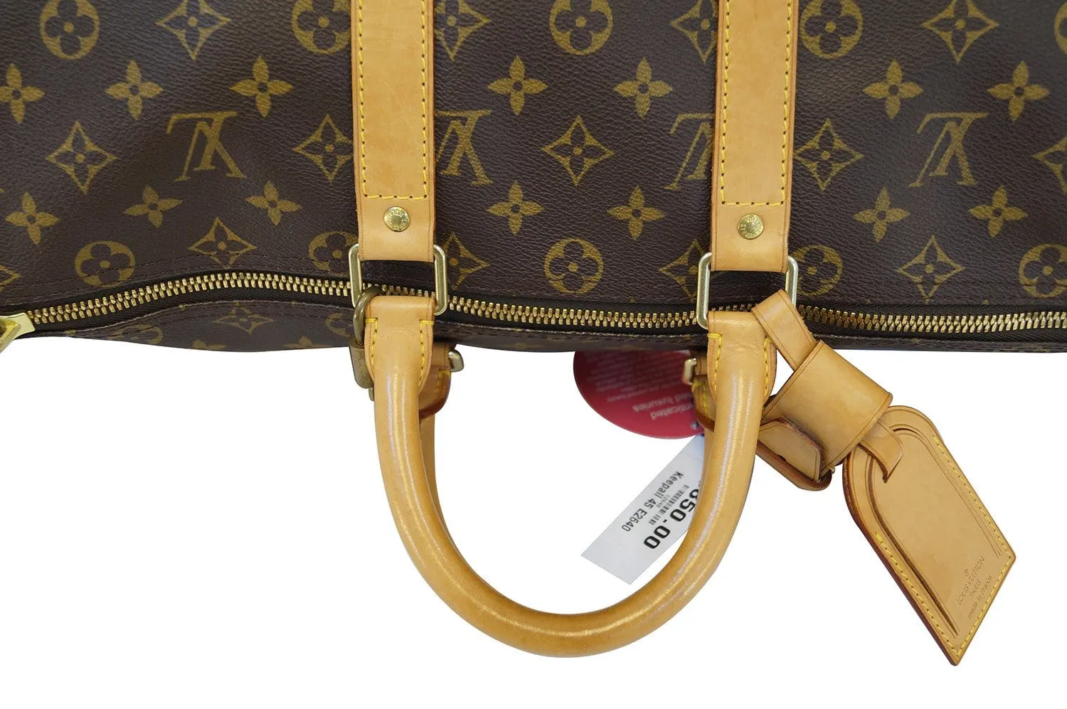 LOUIS VUITTON Monogram Keepall 45 Boston Bag