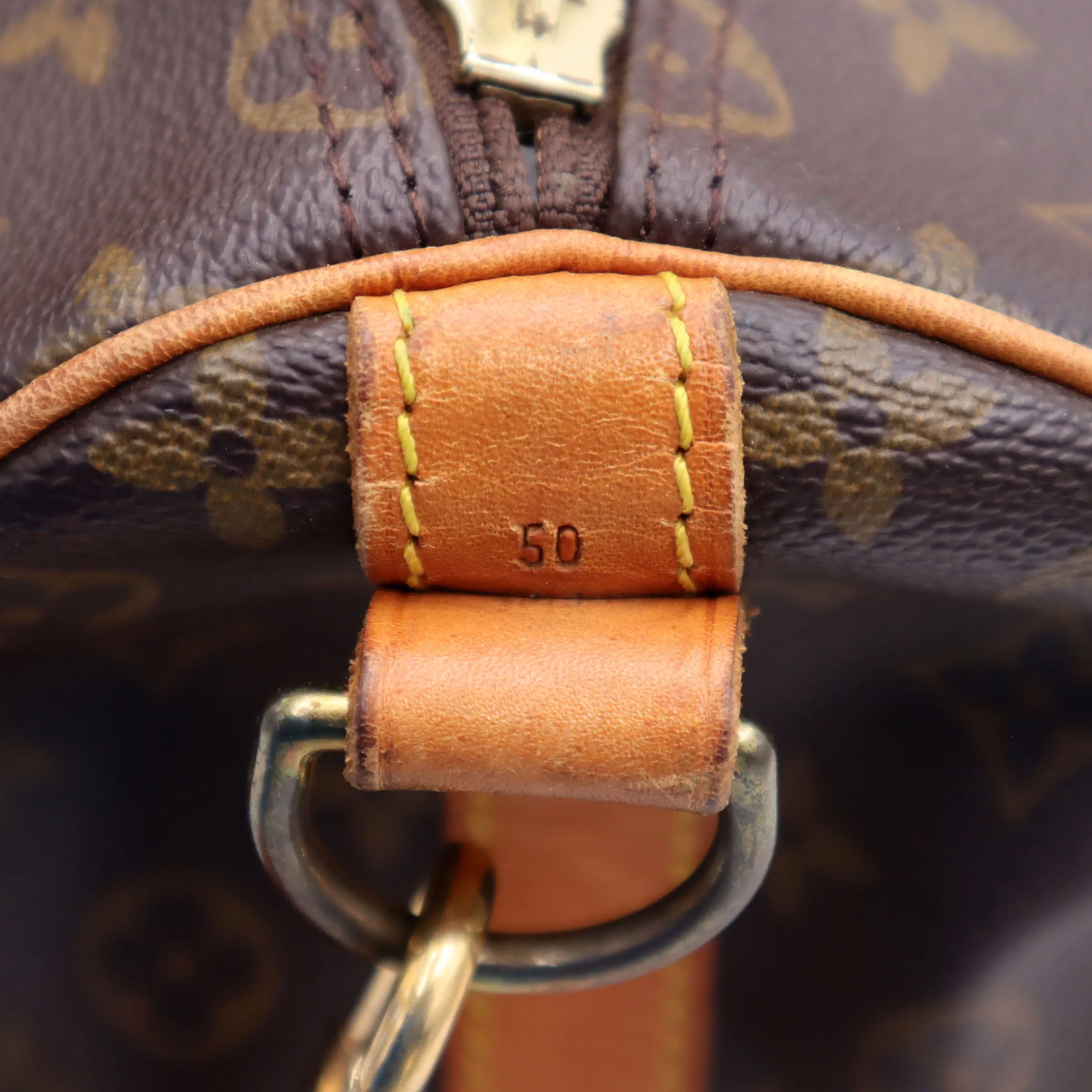 Louis Vuitton Monogram Keepall Bandouliere 50 Travel Bag VI0941