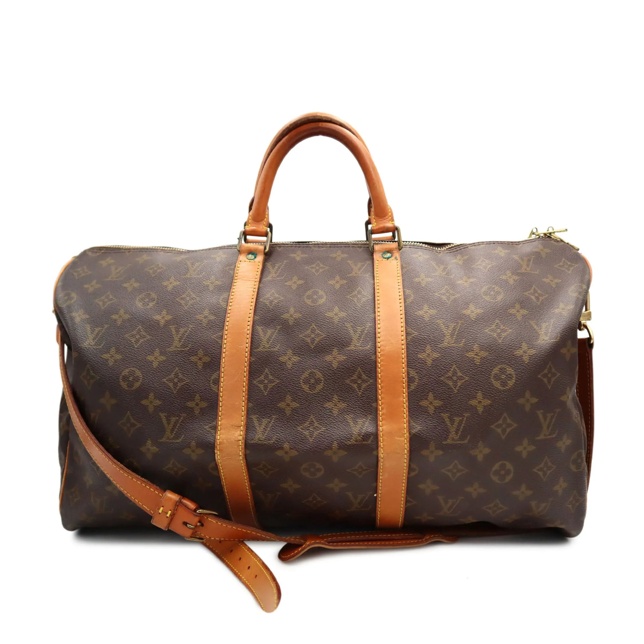 Louis Vuitton Monogram Keepall Bandouliere 50 Travel Bag VI0941