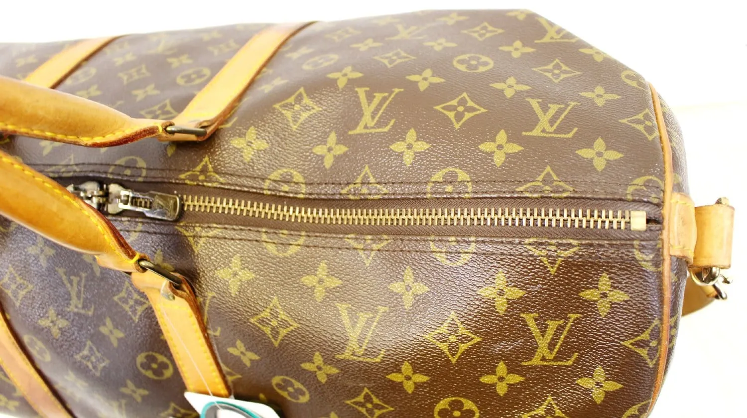 LOUIS VUITTON Monogram Keepall Bandouliere 55 Boston Bag