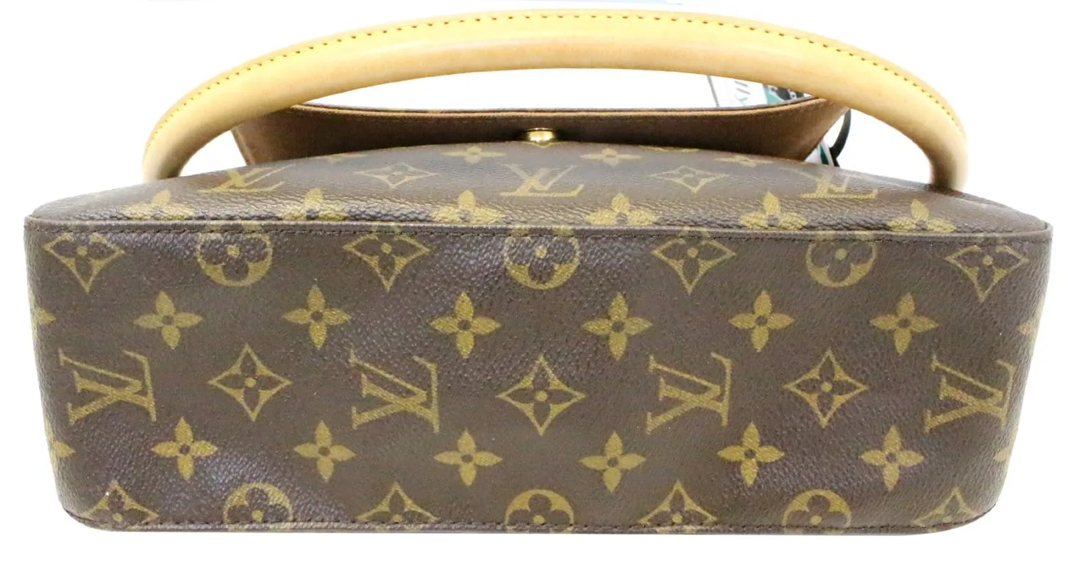 LOUIS VUITTON Monogram Mini Looping Shoulder Handbag