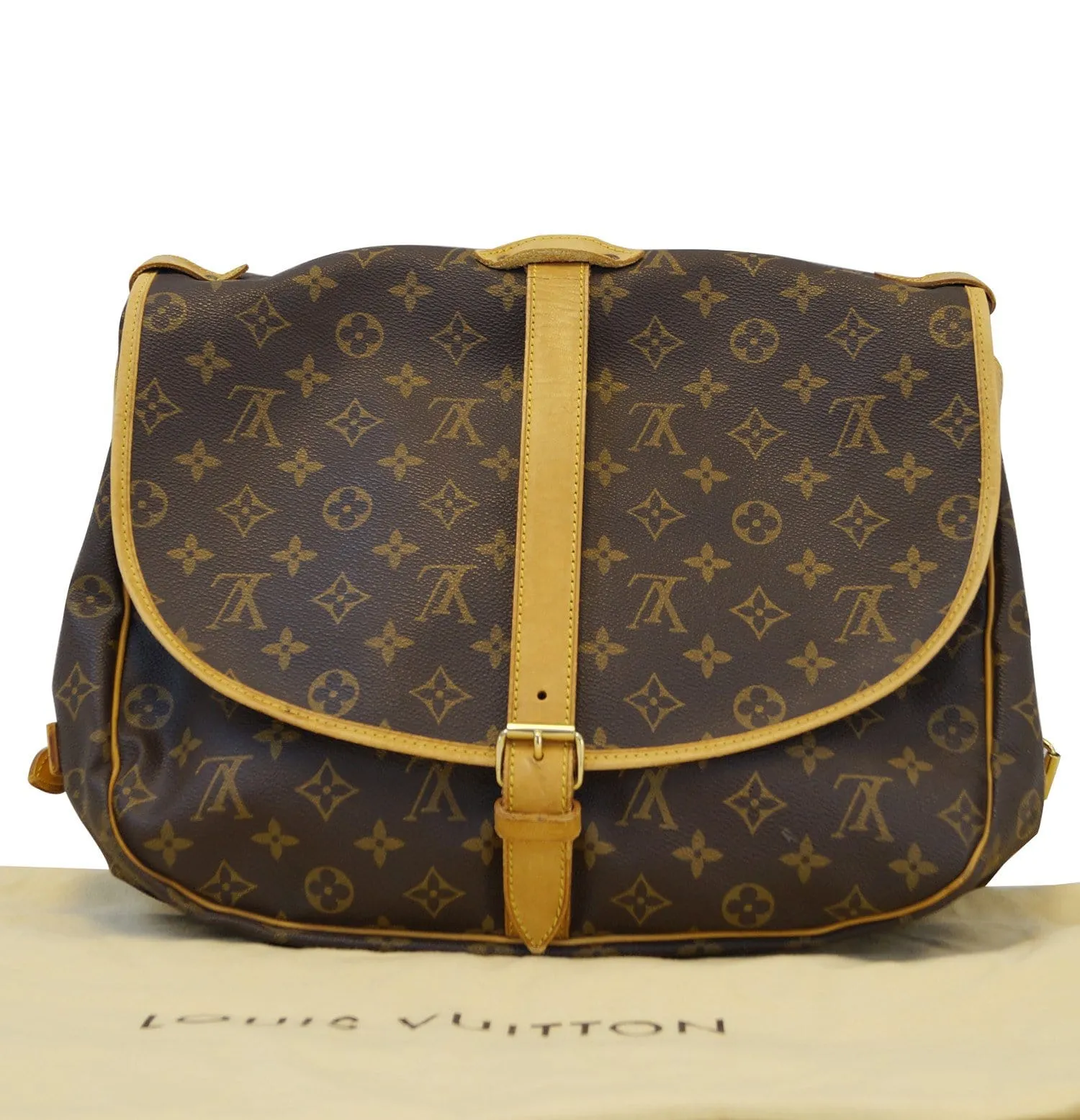 LOUIS VUITTON Monogram Saumur 35 Shoulder Bag