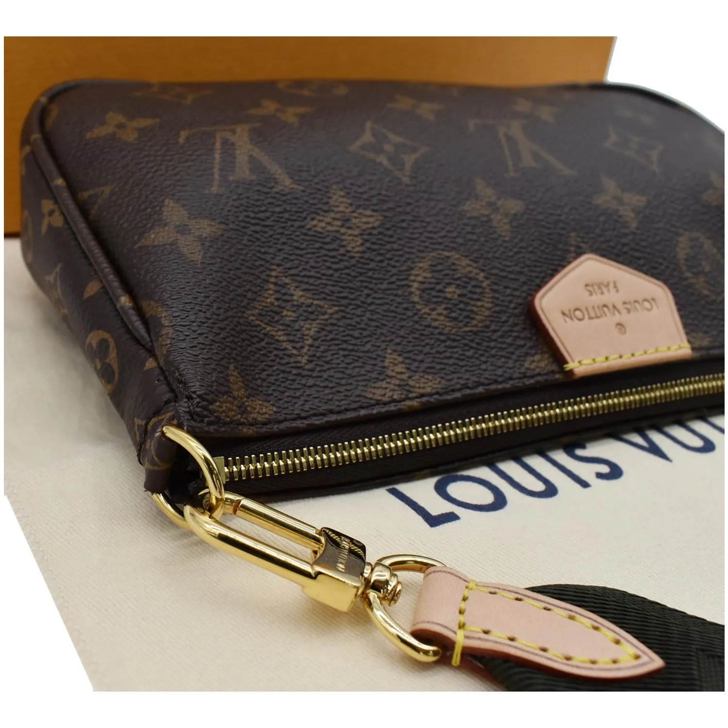 LOUIS VUITTON Multi Pochette Accessories Shoulder Bag Khaki