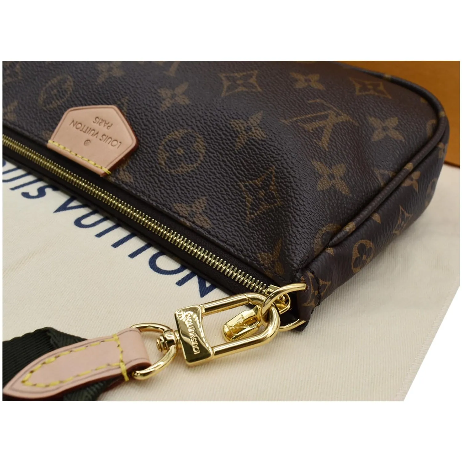 LOUIS VUITTON Multi Pochette Accessories Shoulder Bag Khaki