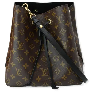 LOUIS VUITTON NeoNoe MM Monogram Canvas Shoulder Bag Brown