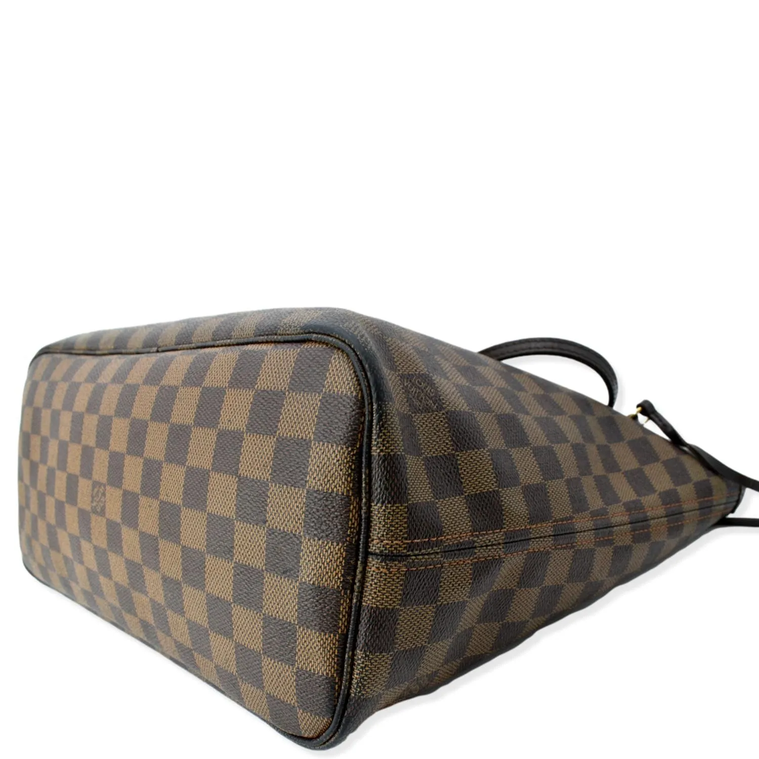 LOUIS VUITTON  Neverfull MM Damier Ebene Tote Bag Brown