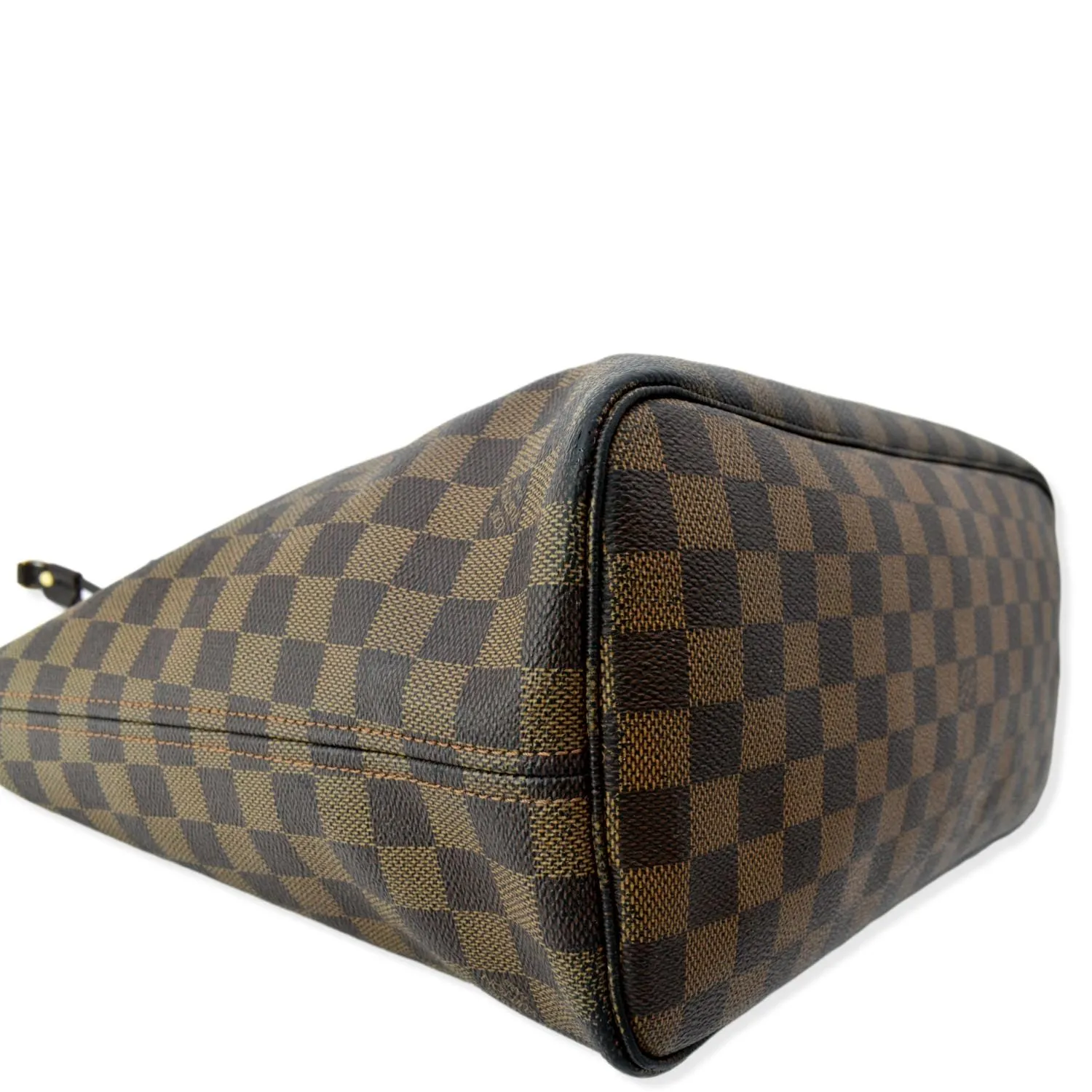 LOUIS VUITTON  Neverfull MM Damier Ebene Tote Bag Brown