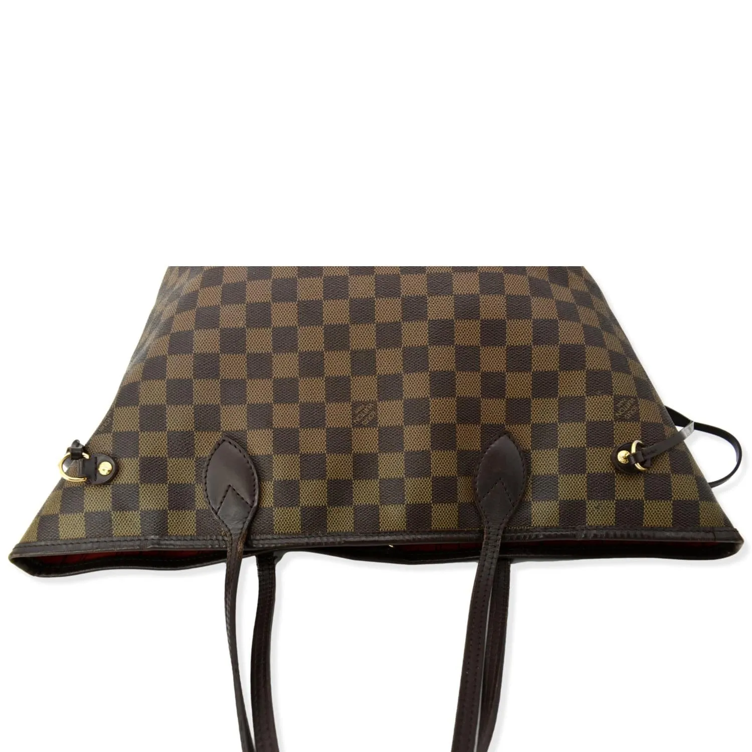 LOUIS VUITTON  Neverfull MM Damier Ebene Tote Bag Brown