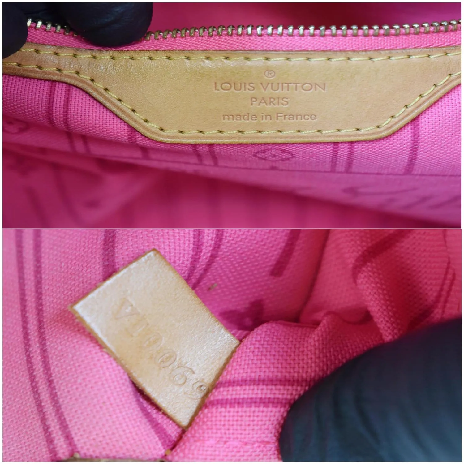 LOUIS VUITTON Neverfull MM Roses Monogram Canvas Shoulder Bag Brown