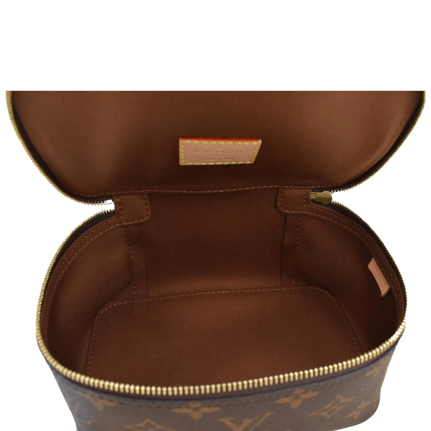 LOUIS VUITTON Packing Cube PM Monogram Canvas Cosmetic Bag Brown