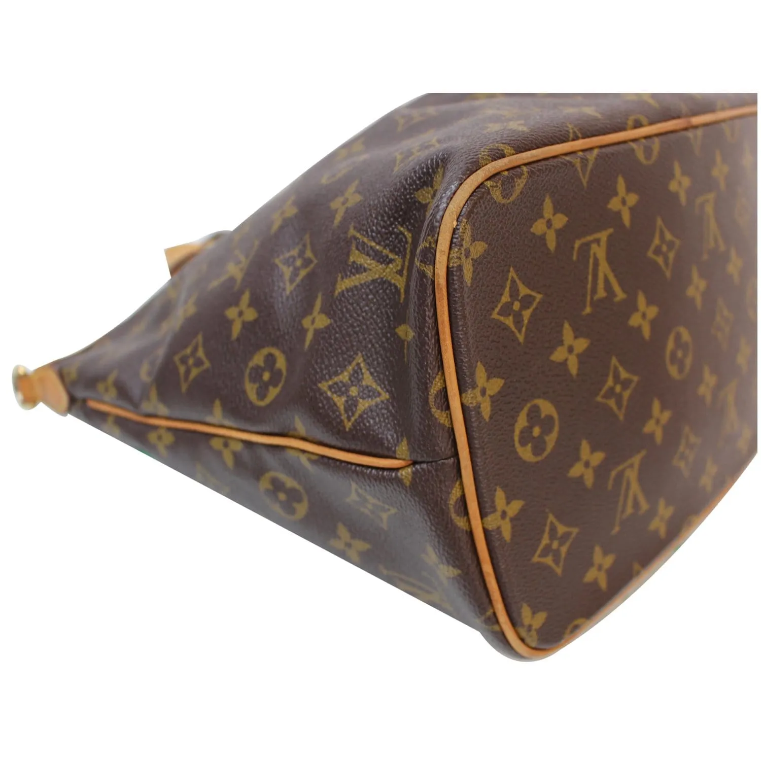 LOUIS VUITTON Palermo PM Monogram Canvas Shoulder Bag Brown