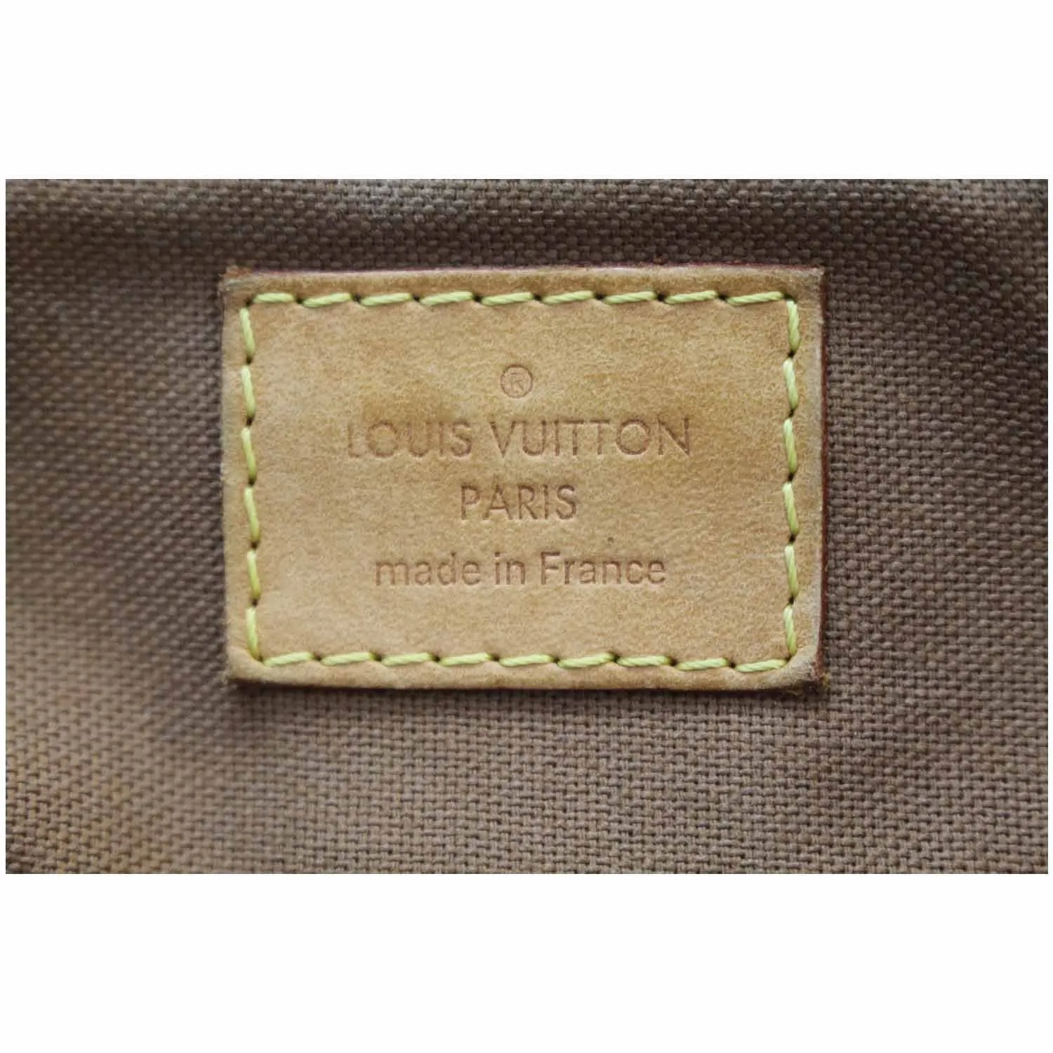 LOUIS VUITTON Palermo PM Monogram Canvas Shoulder Bag Brown