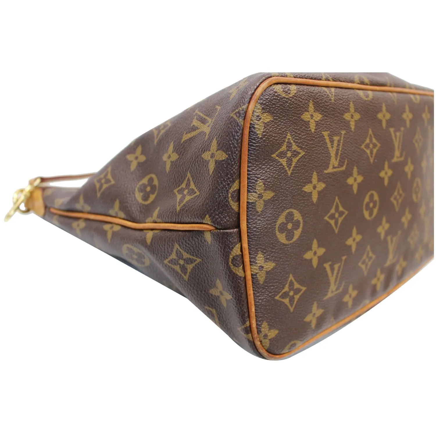 LOUIS VUITTON Palermo PM Monogram Canvas Shoulder Bag Brown