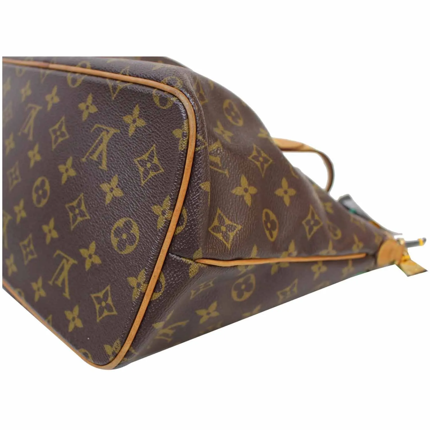 LOUIS VUITTON Palermo PM Monogram Canvas Shoulder Bag Brown