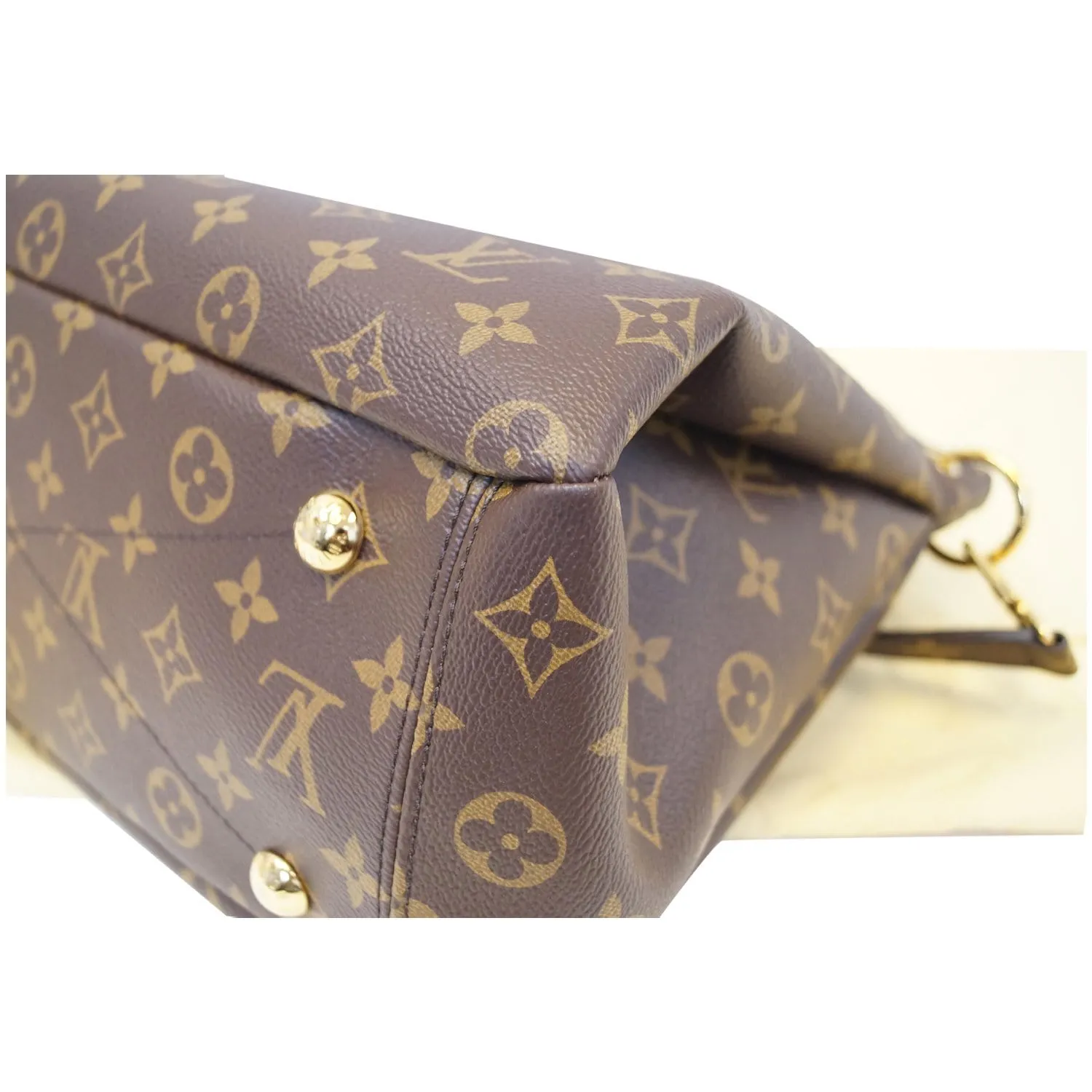 LOUIS VUITTON Pallas Monogram Canvas 2Way Shoulder Bag Brown - 15% OFF