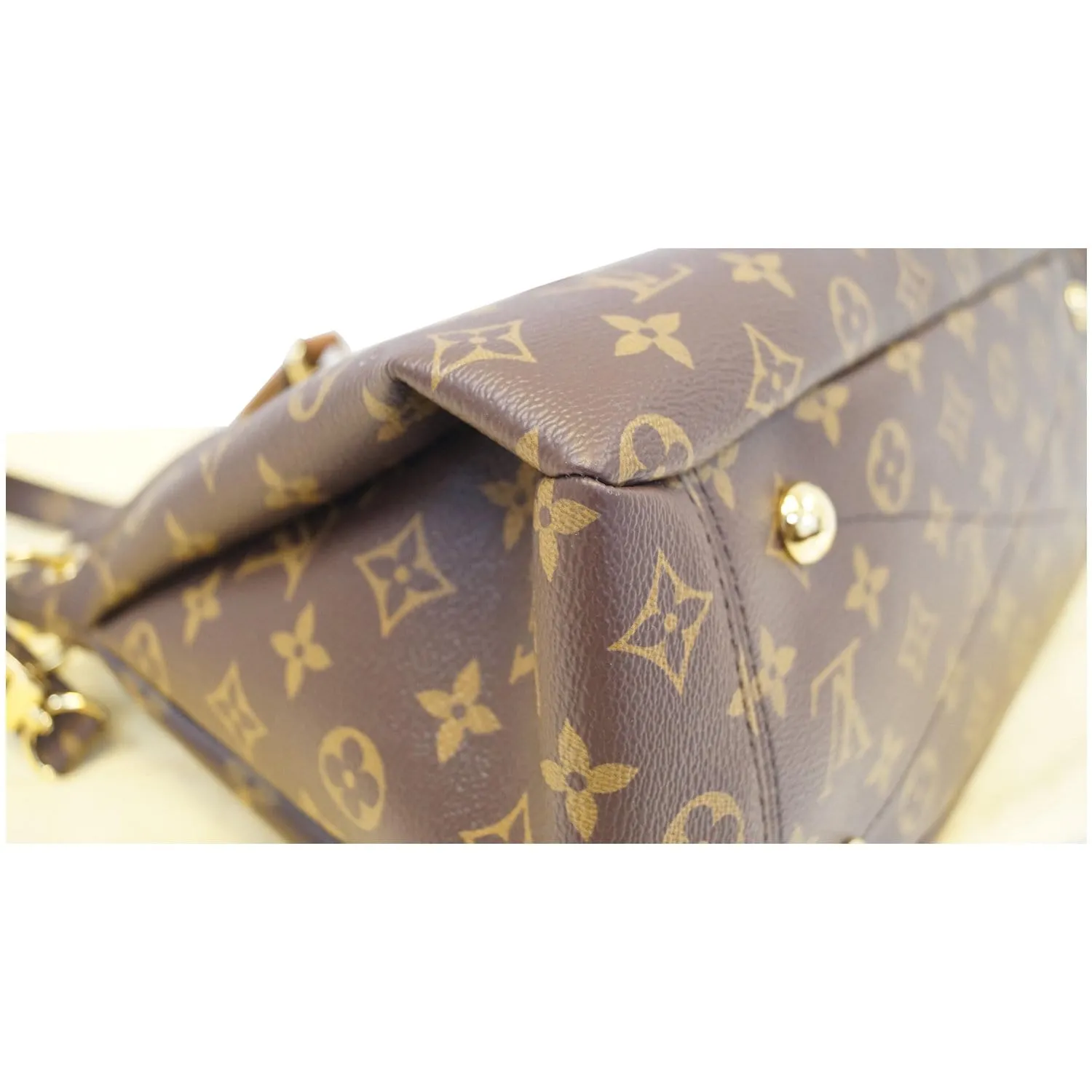 LOUIS VUITTON Pallas Monogram Canvas 2Way Shoulder Bag Brown - 15% OFF