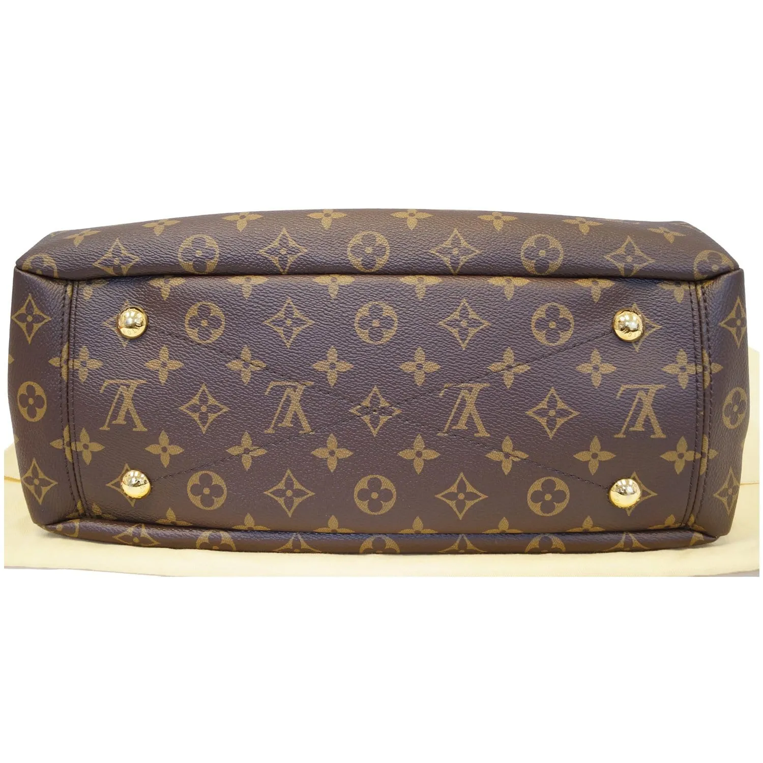 LOUIS VUITTON Pallas Monogram Canvas 2Way Shoulder Bag Brown - 15% OFF
