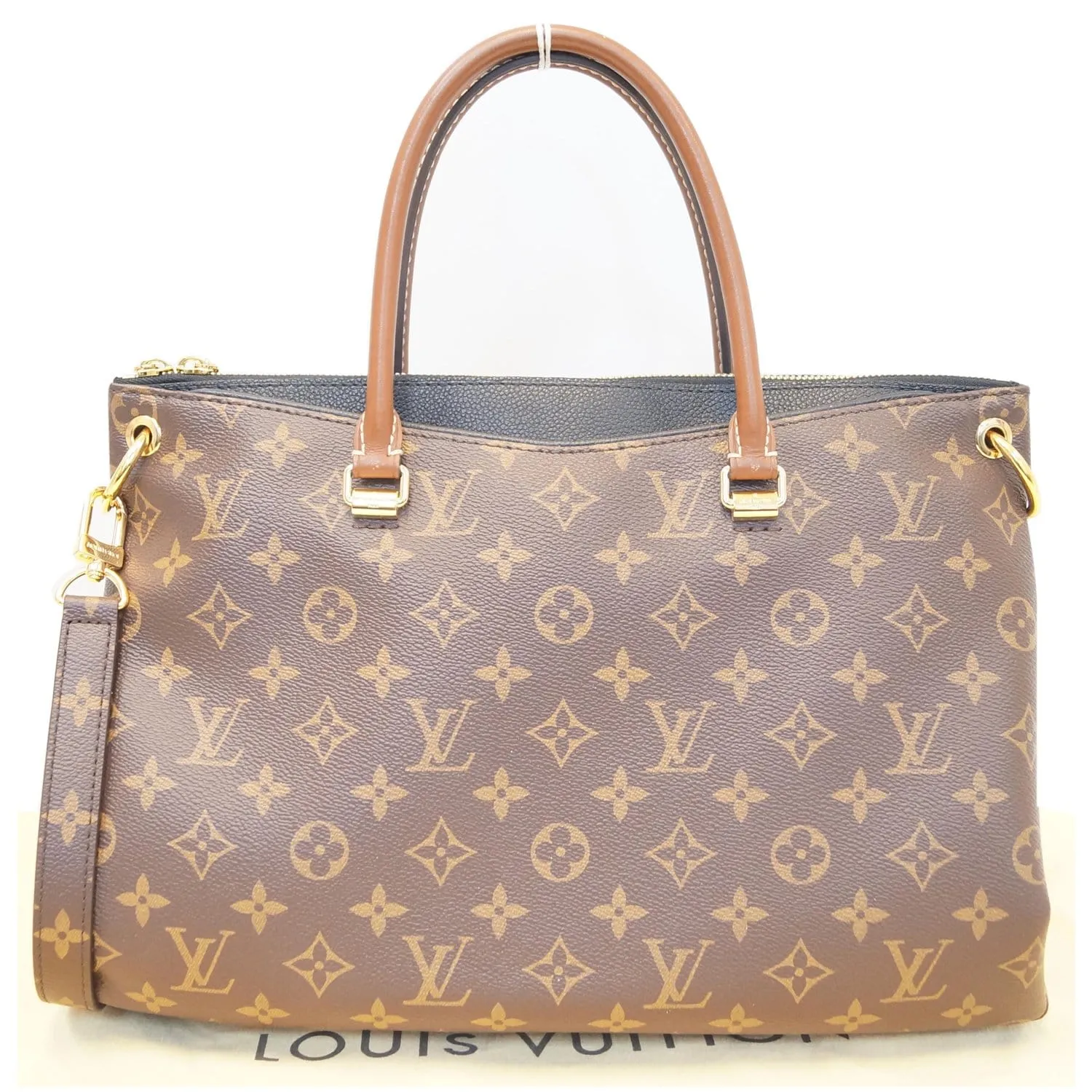 LOUIS VUITTON Pallas Monogram Canvas 2Way Shoulder Bag Brown - 15% OFF