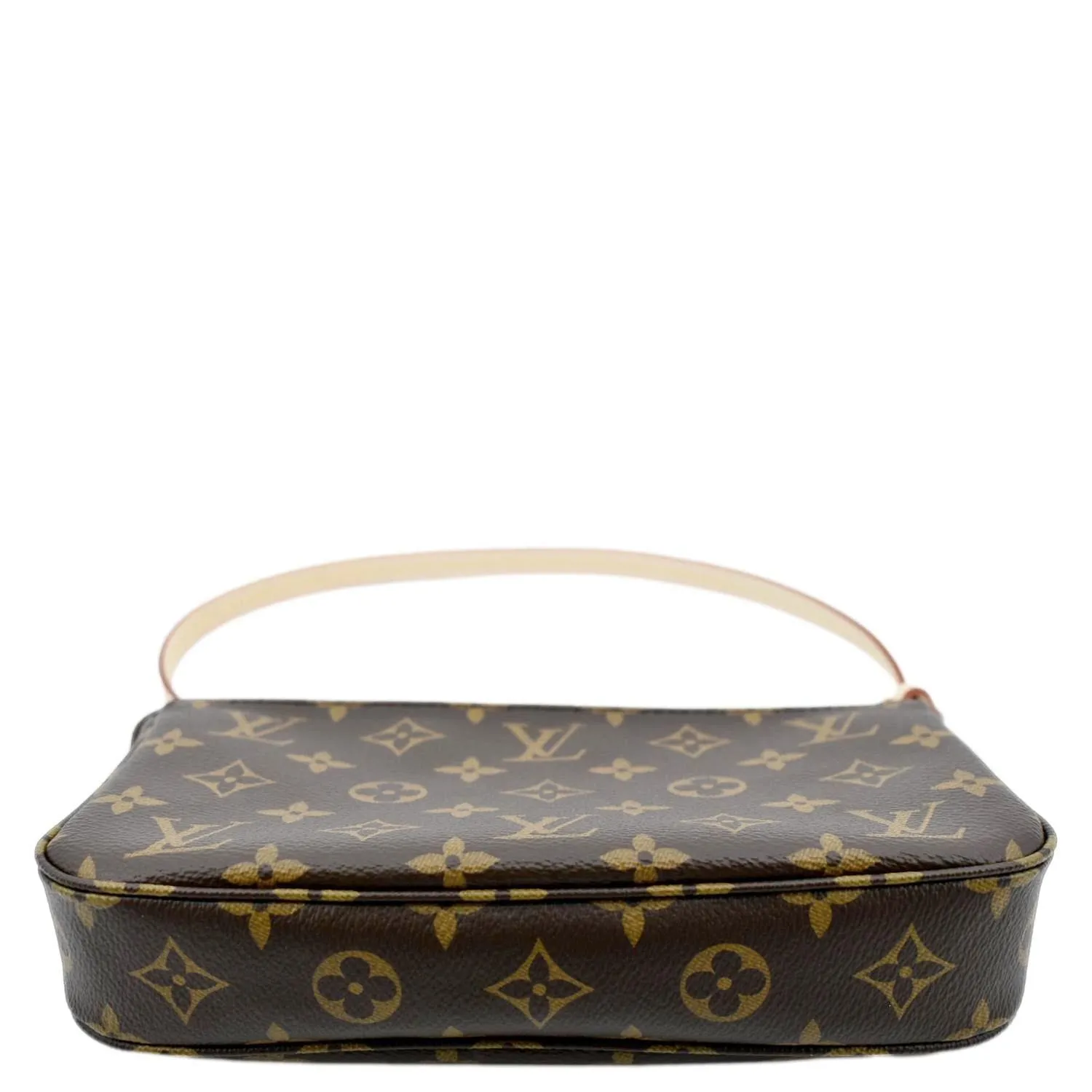 LOUIS VUITTON Pochette Accessoires Monogram Canvas Pouch Bag Brown