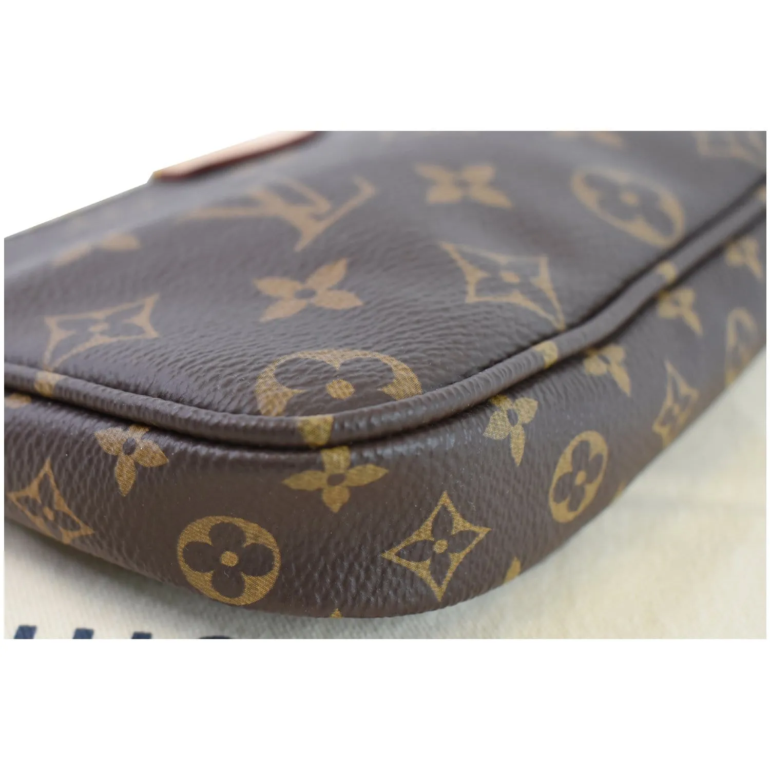 LOUIS VUITTON Pochette Accessories Monogram Canvas Pouch Bag Brown
