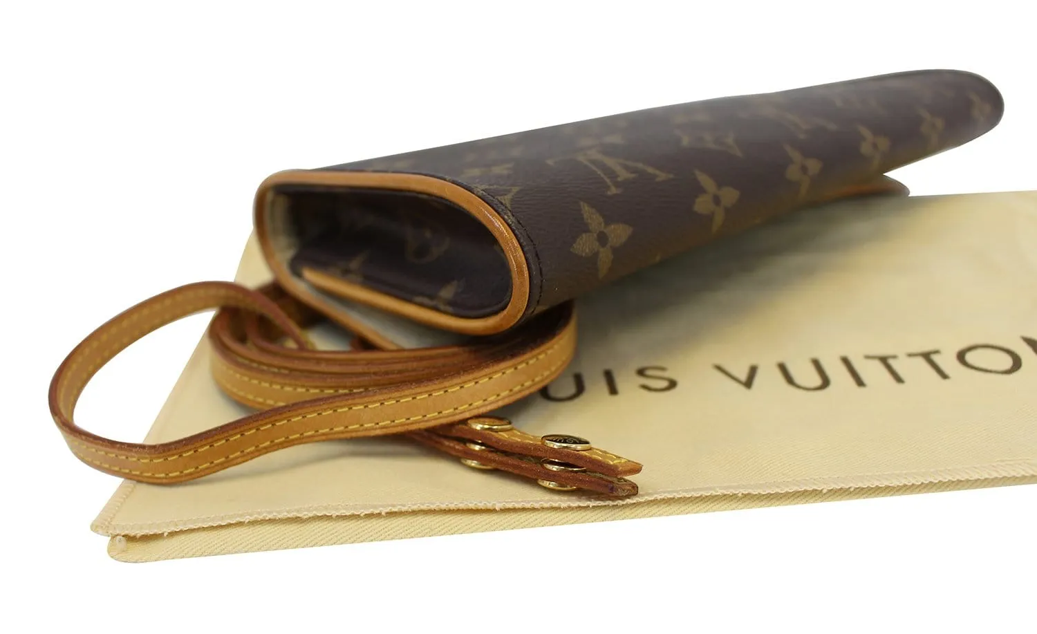 LOUIS VUITTON Pochette Twin GM Monogram Canvas Shoulder Bag