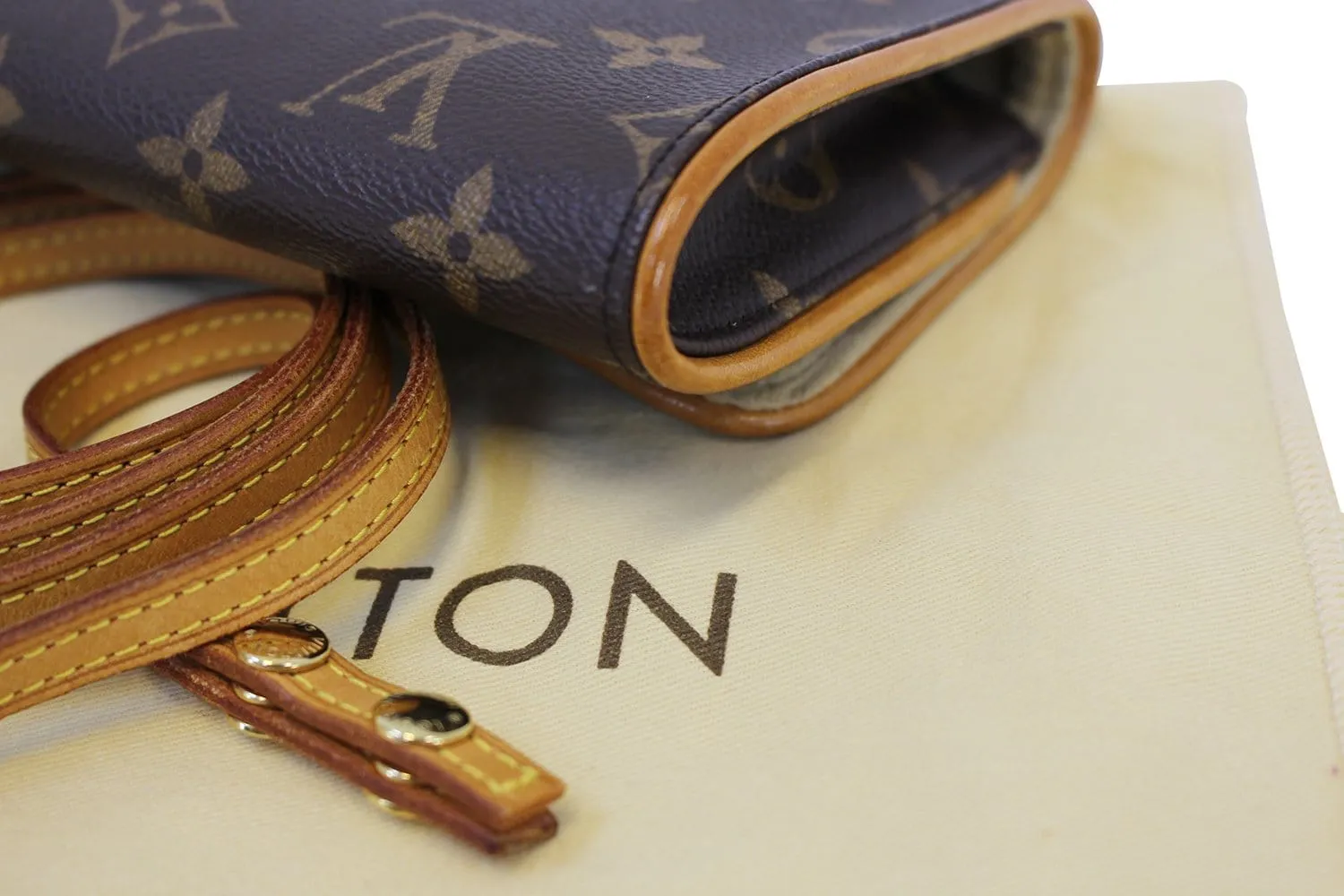 LOUIS VUITTON Pochette Twin GM Monogram Canvas Shoulder Bag