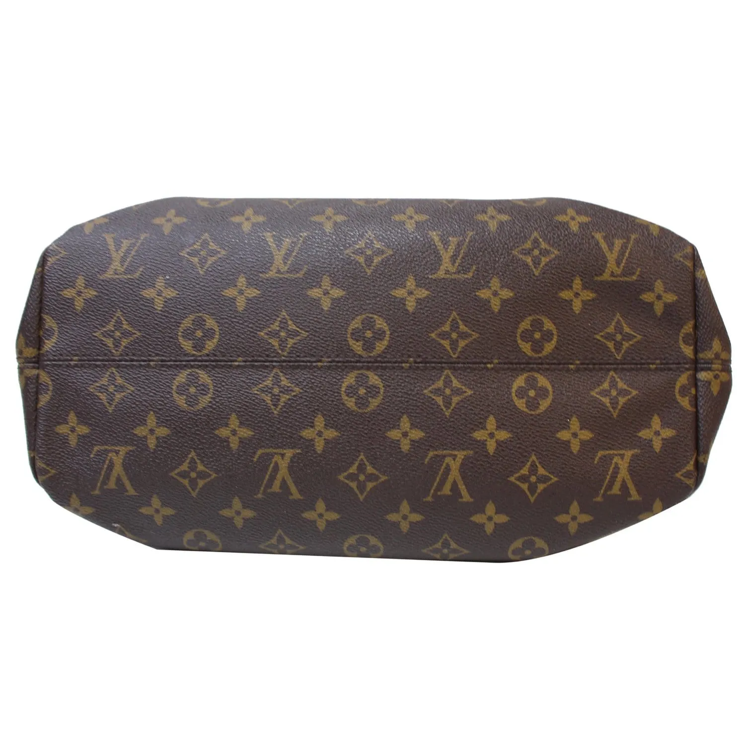 LOUIS VUITTON Raspail PM Monogram Canvas Shoulder Bag Brown