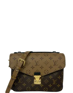 Louis Vuitton Reverse Monogram Pochette Metis Messenger Bag