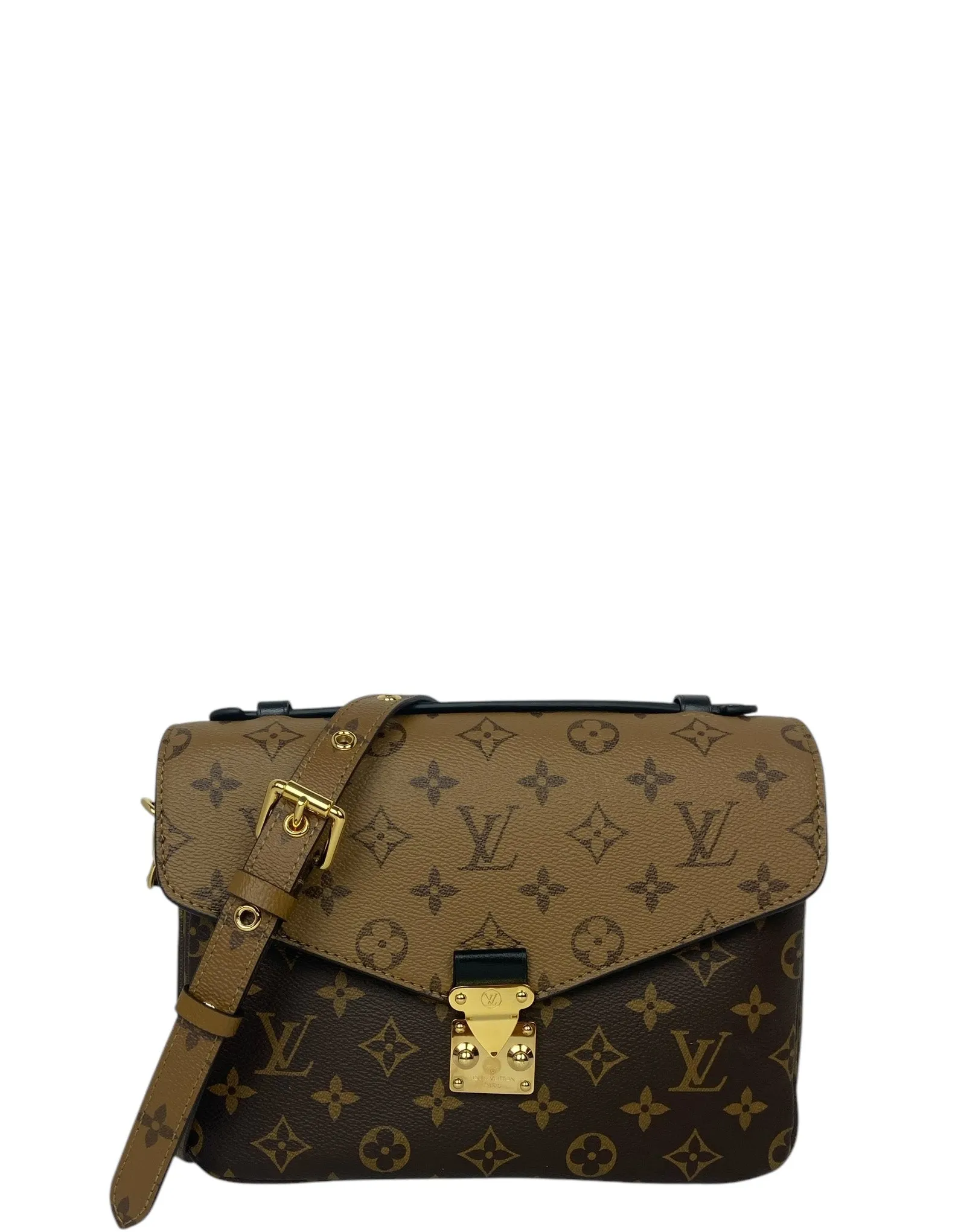 Louis Vuitton Reverse Monogram Pochette Metis Messenger Bag