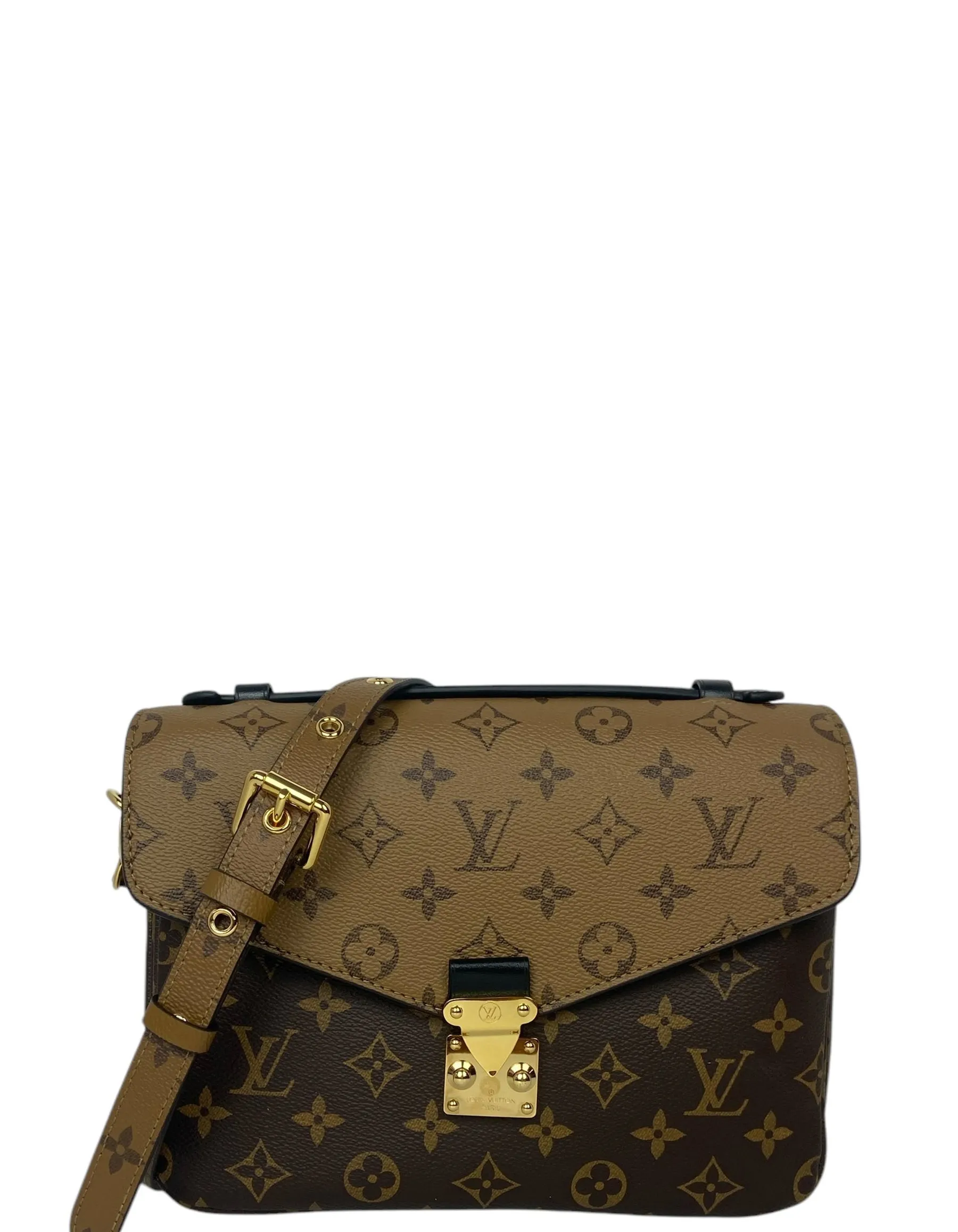 Louis Vuitton Reverse Monogram Pochette Metis Messenger Bag