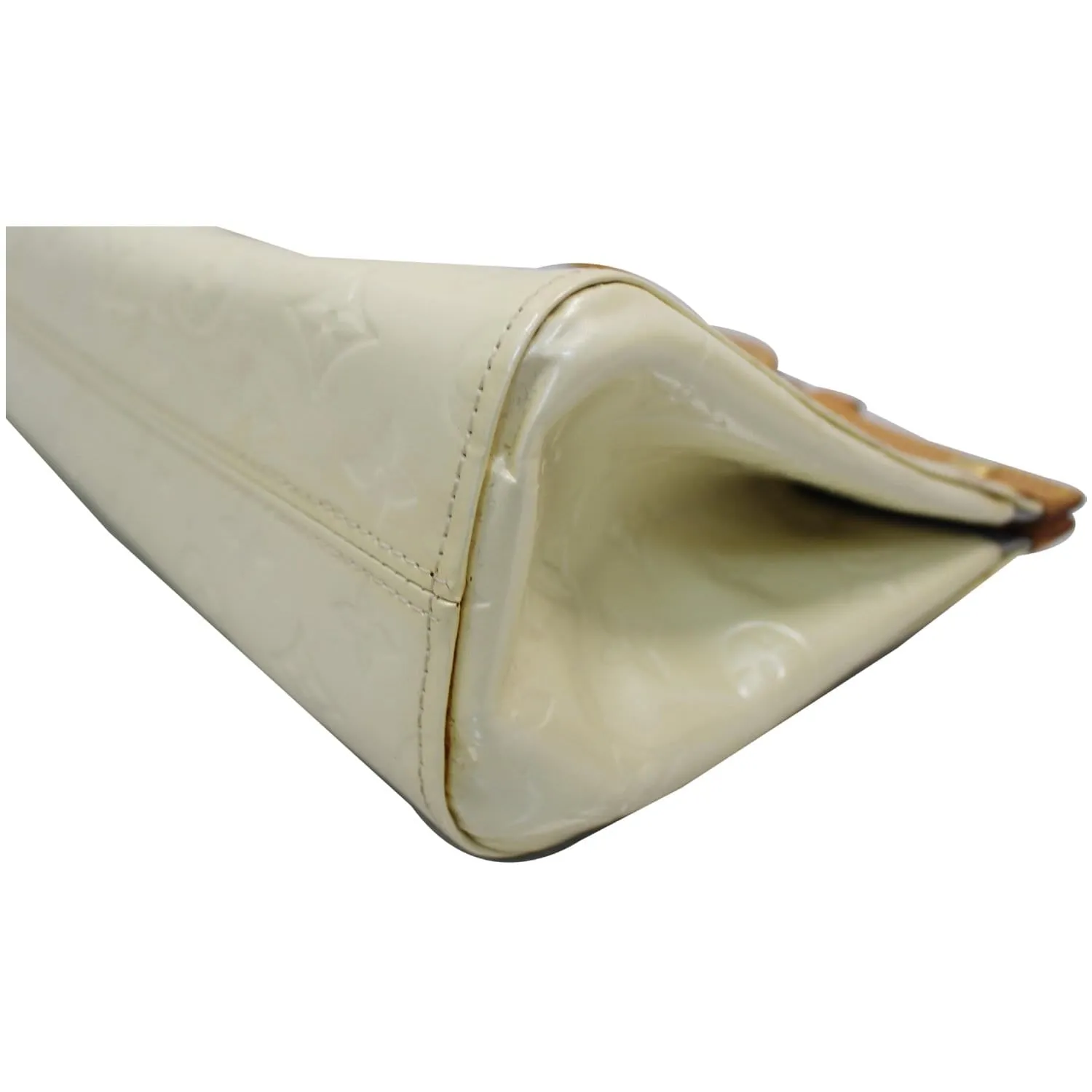 LOUIS VUITTON Roxbury Drive Vernis Leather Shoulder Bag Cream - 20% OFF