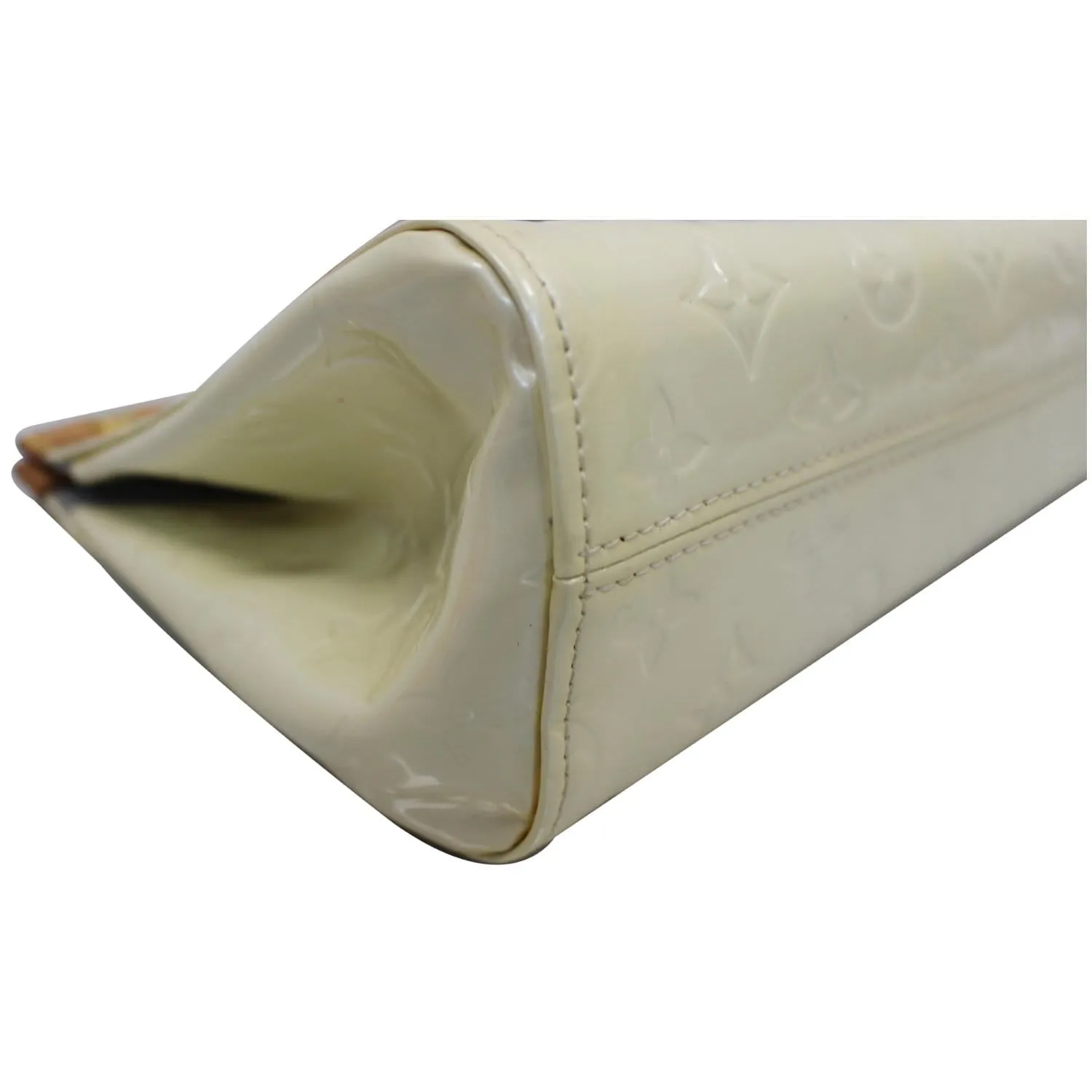 LOUIS VUITTON Roxbury Drive Vernis Leather Shoulder Bag Cream - 20% OFF